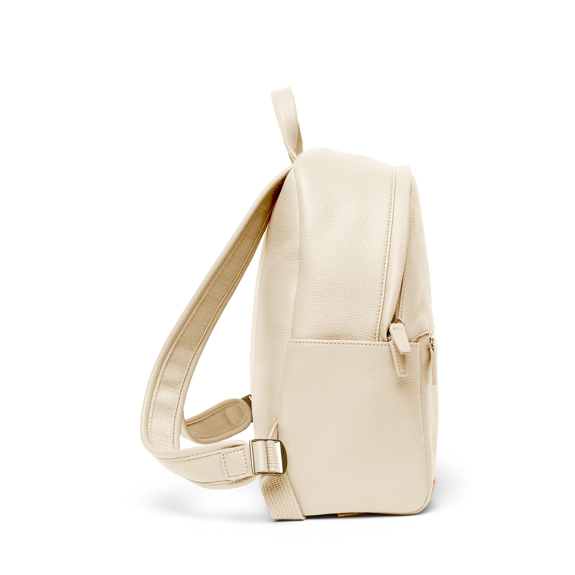 cream faux leather backpack Sloan Mini Backpack