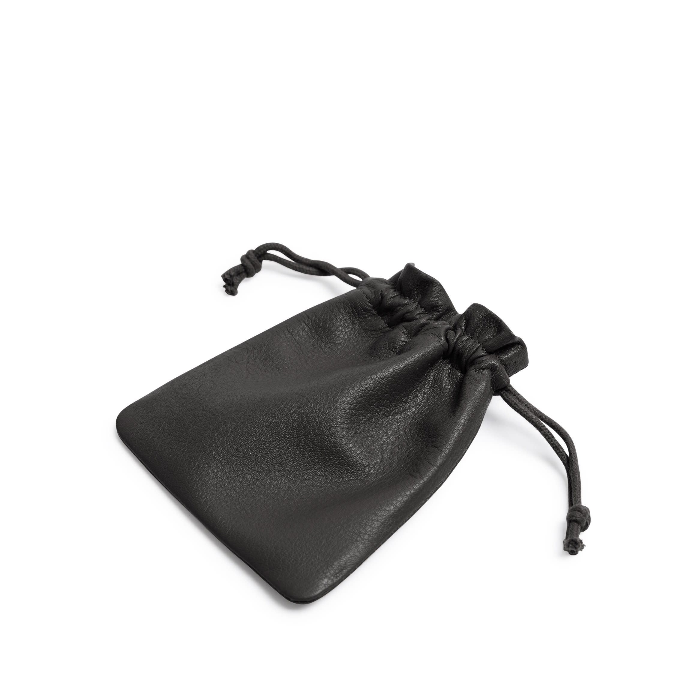closing leather drawstring for backpack Piel Medium Backpack, Black, One Size as well as a small leather portfolio Brown Leather Backpack Sack Bag,