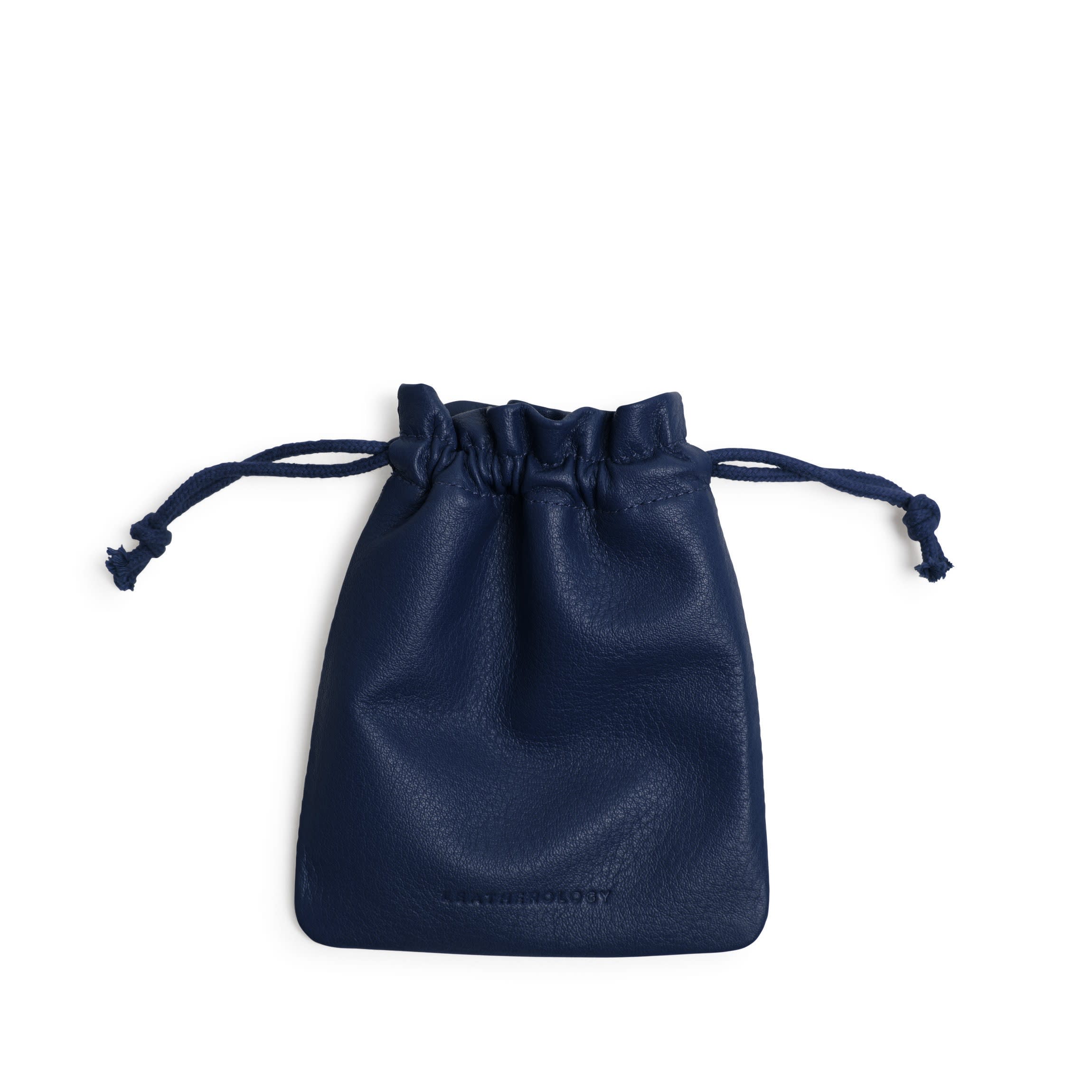 Flat Drawstring Pouch | Full grain leather, versatile storage