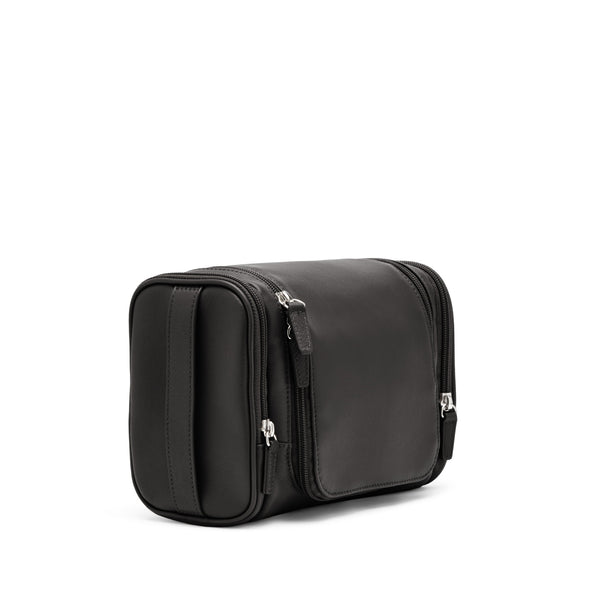 Small Hanging Toiletry Kit - Travel essential, Water-resistant - Black Onyx