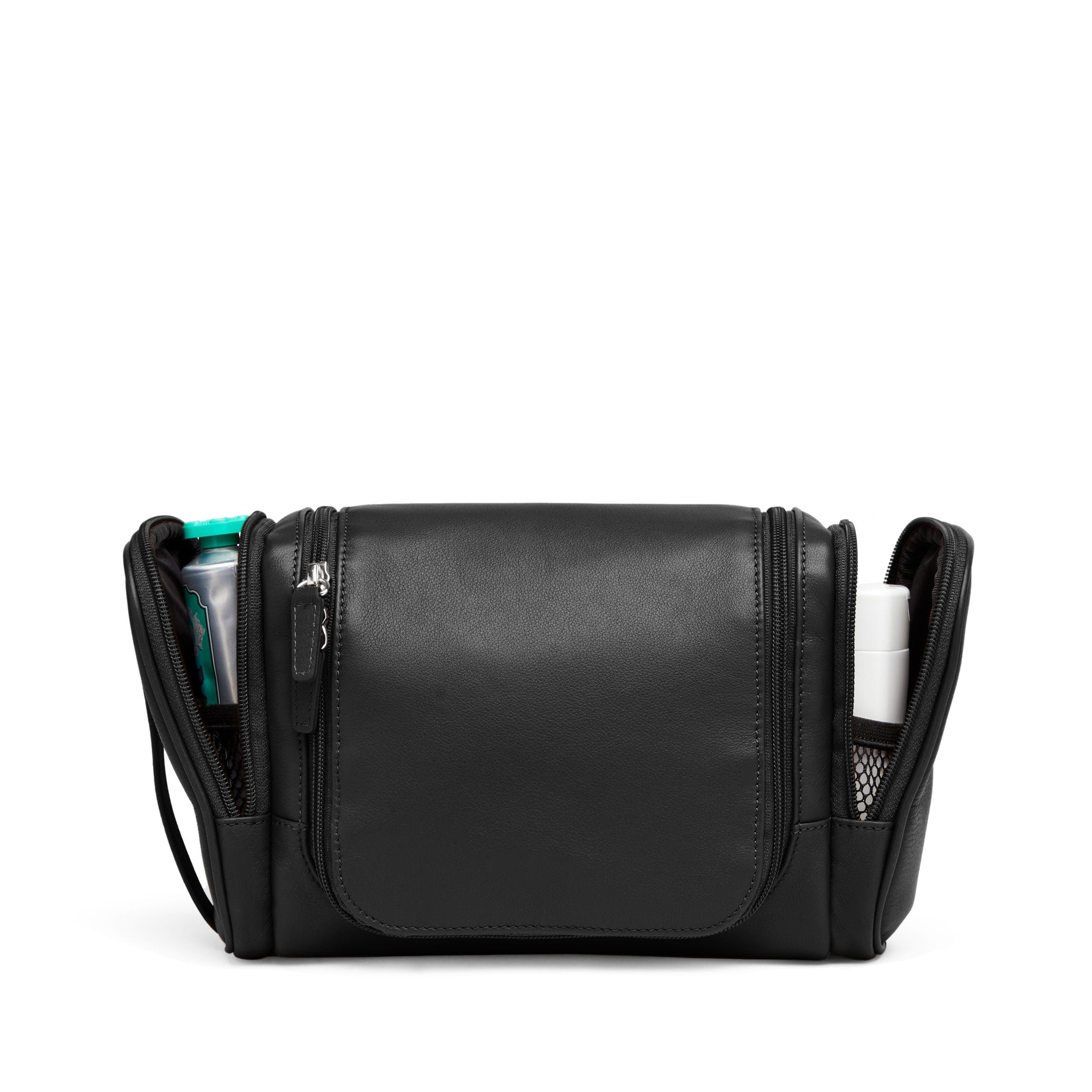 Small Hanging Toiletry Kit - Travel essential, Water-resistant - Black Onyx