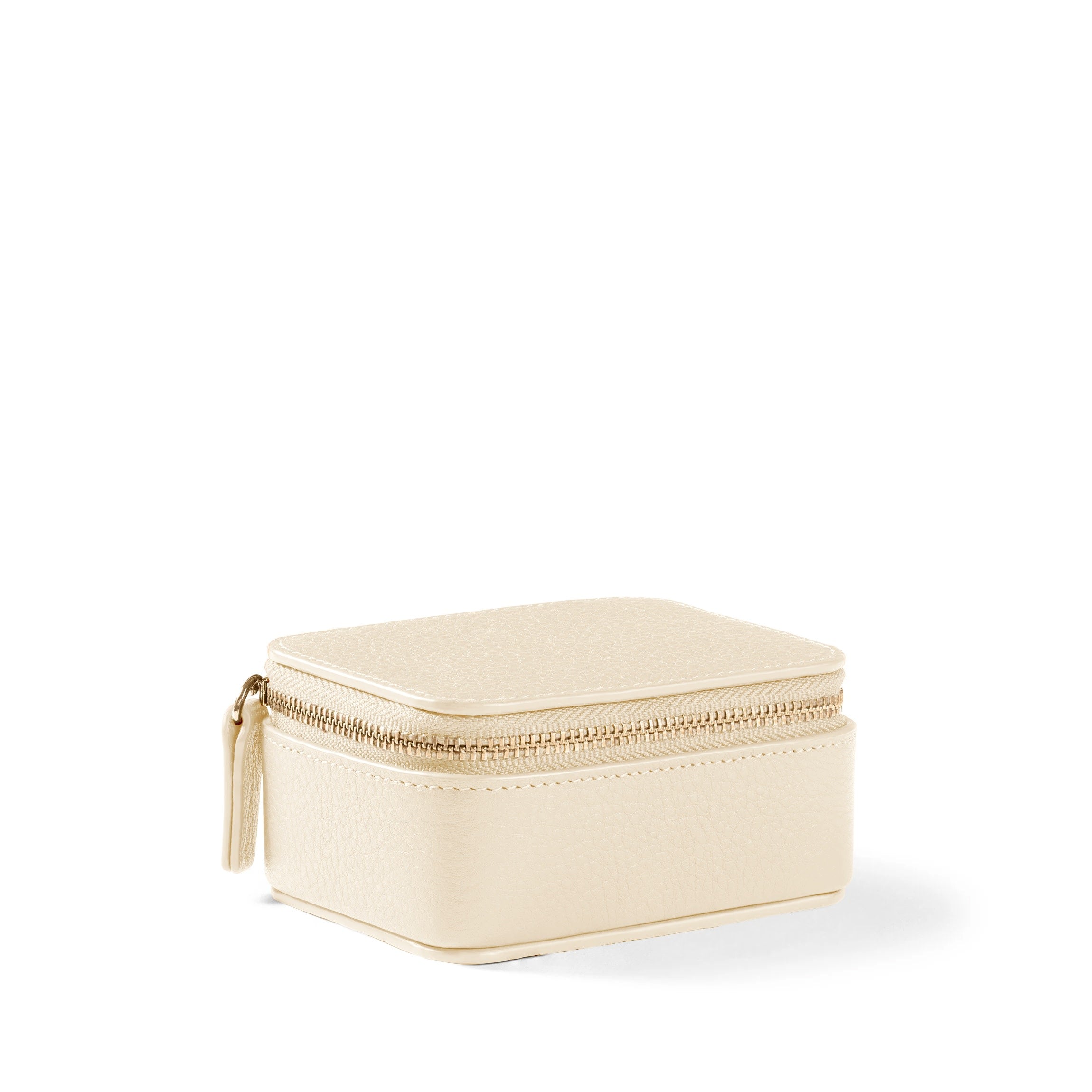 Elegant White Leather Ring Box – Perfect For Proposals Or Jewelry Gift