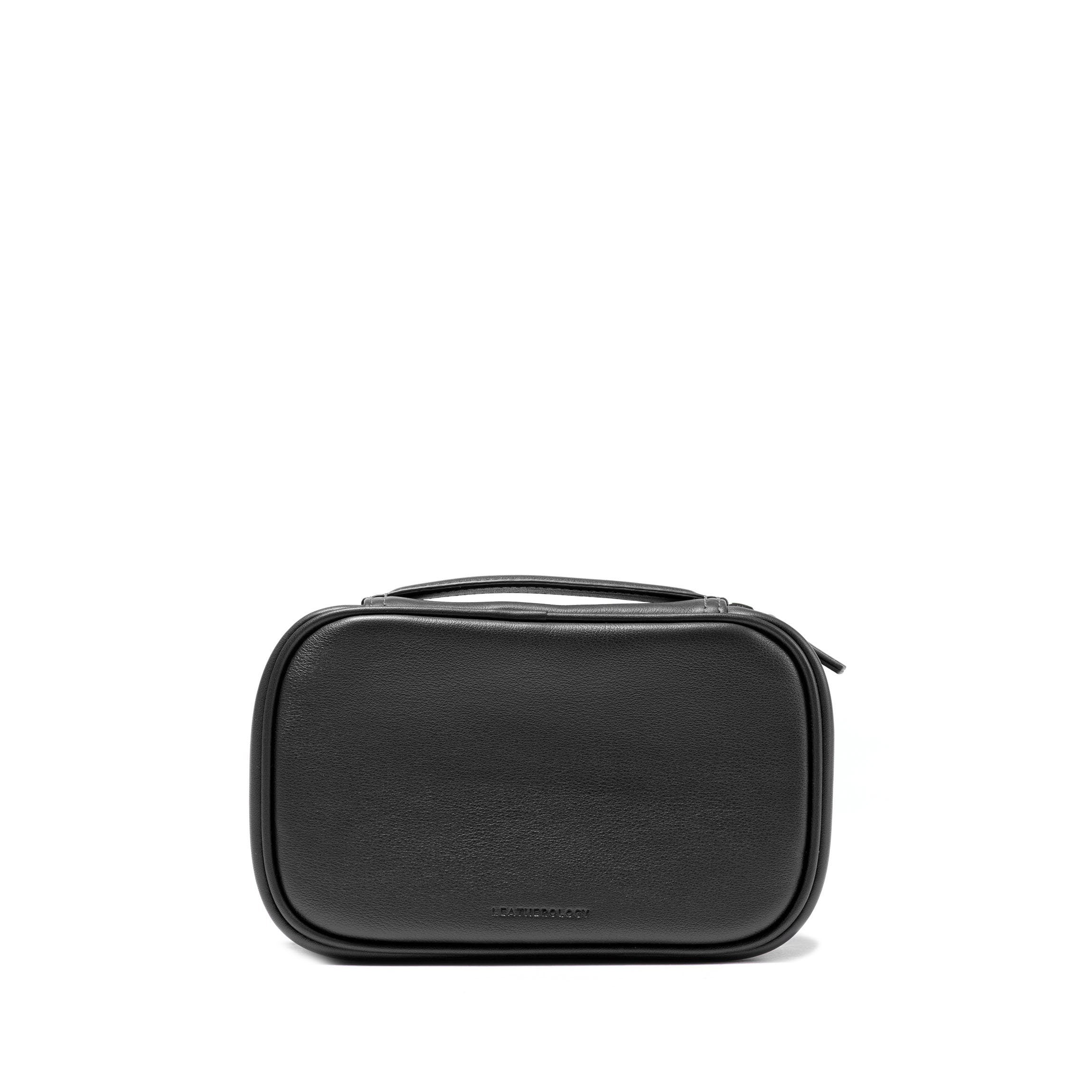 Small Tech Bag Organizer | Full grain leather, compact tech