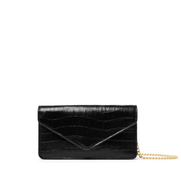 【新品未使用】Sara Finchley Narrow Wallet Chain Small Willow Wallet on a Chain | Full grain leather, versatile