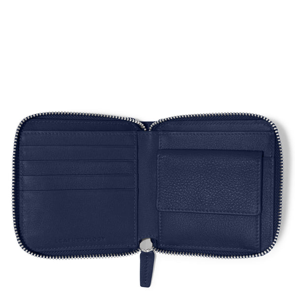 Small Zippered Wallet | Full grain leather, compact and secure
