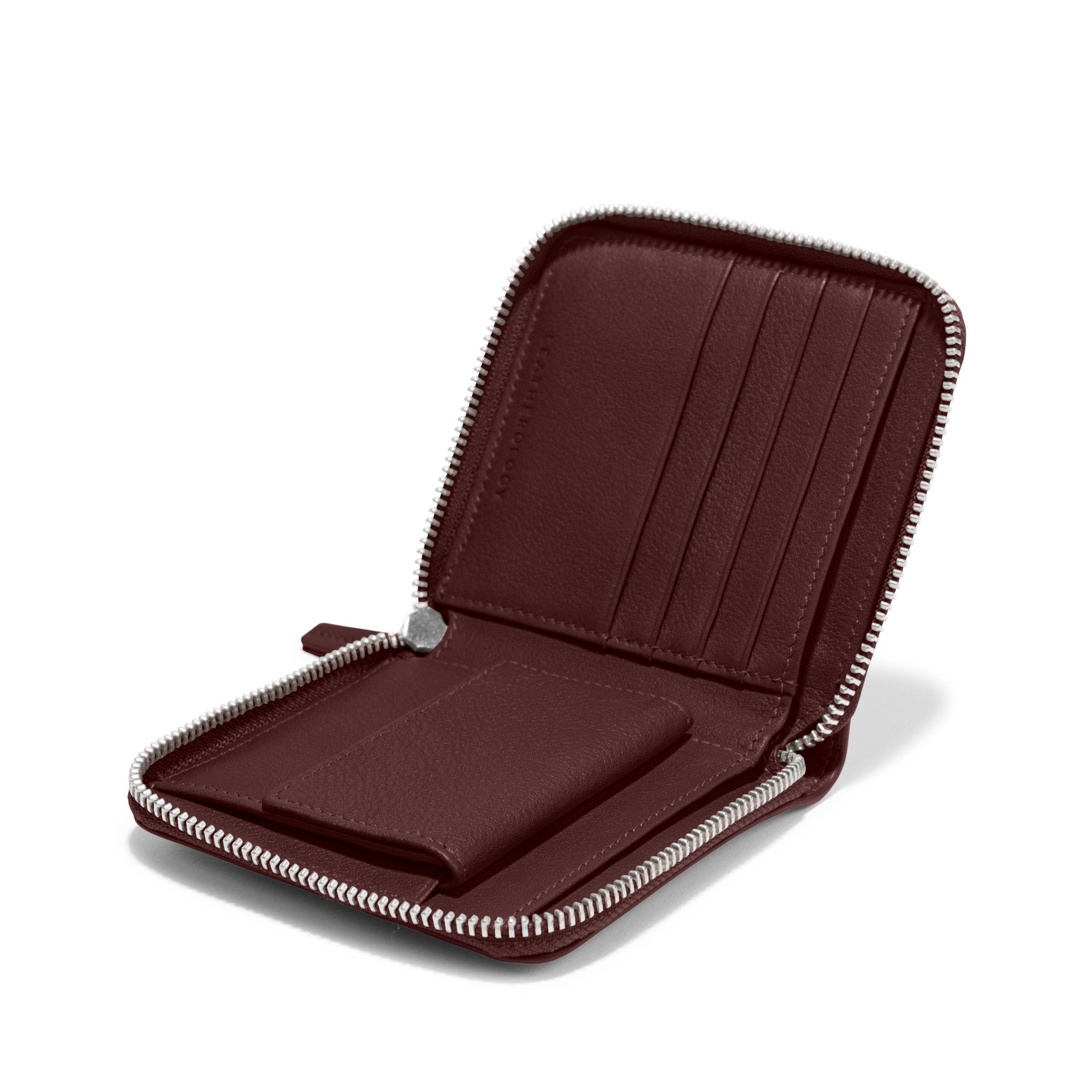 Small Zippered Wallet | Full grain leather, compact and secure