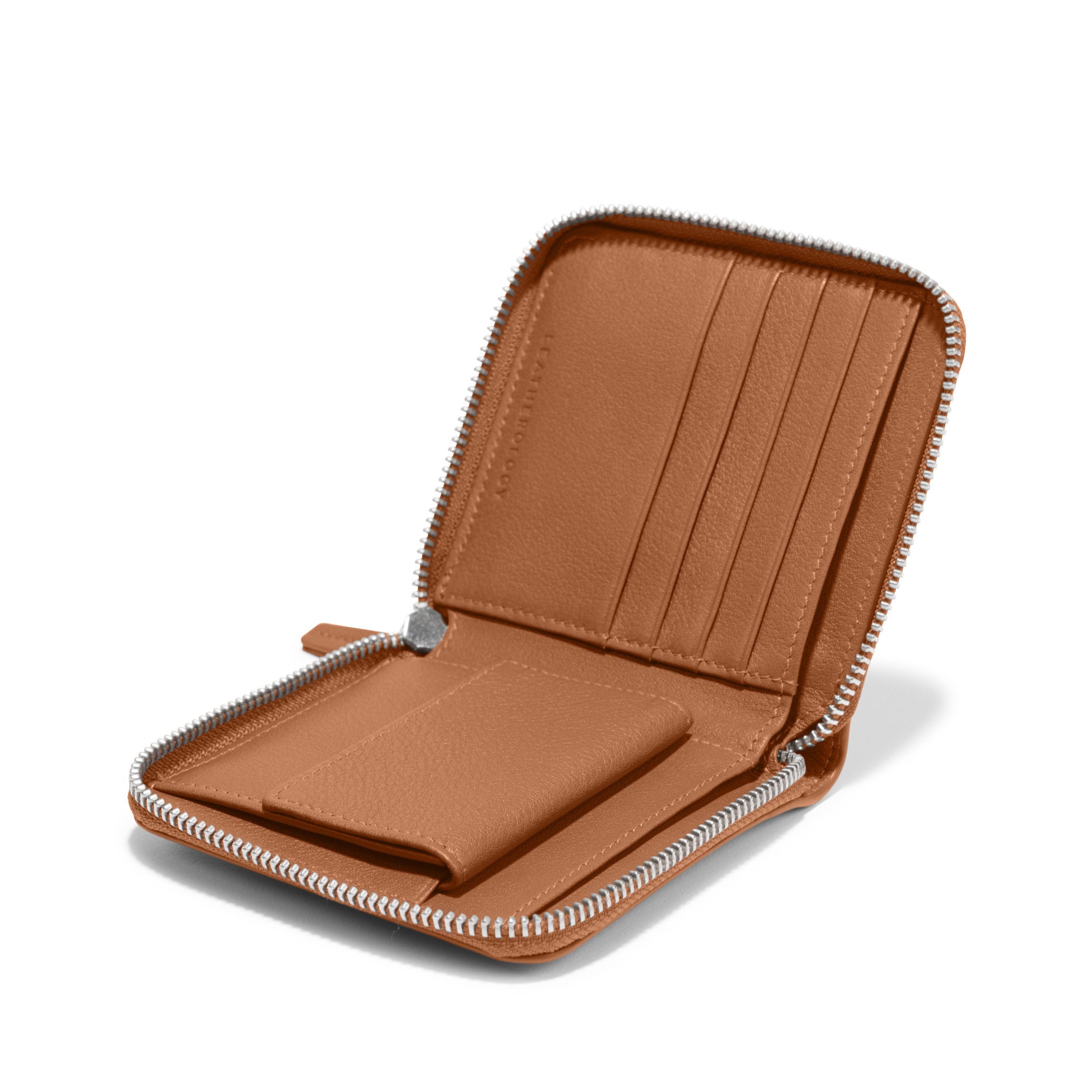 Small Zippered Wallet | Full grain leather, compact and secure