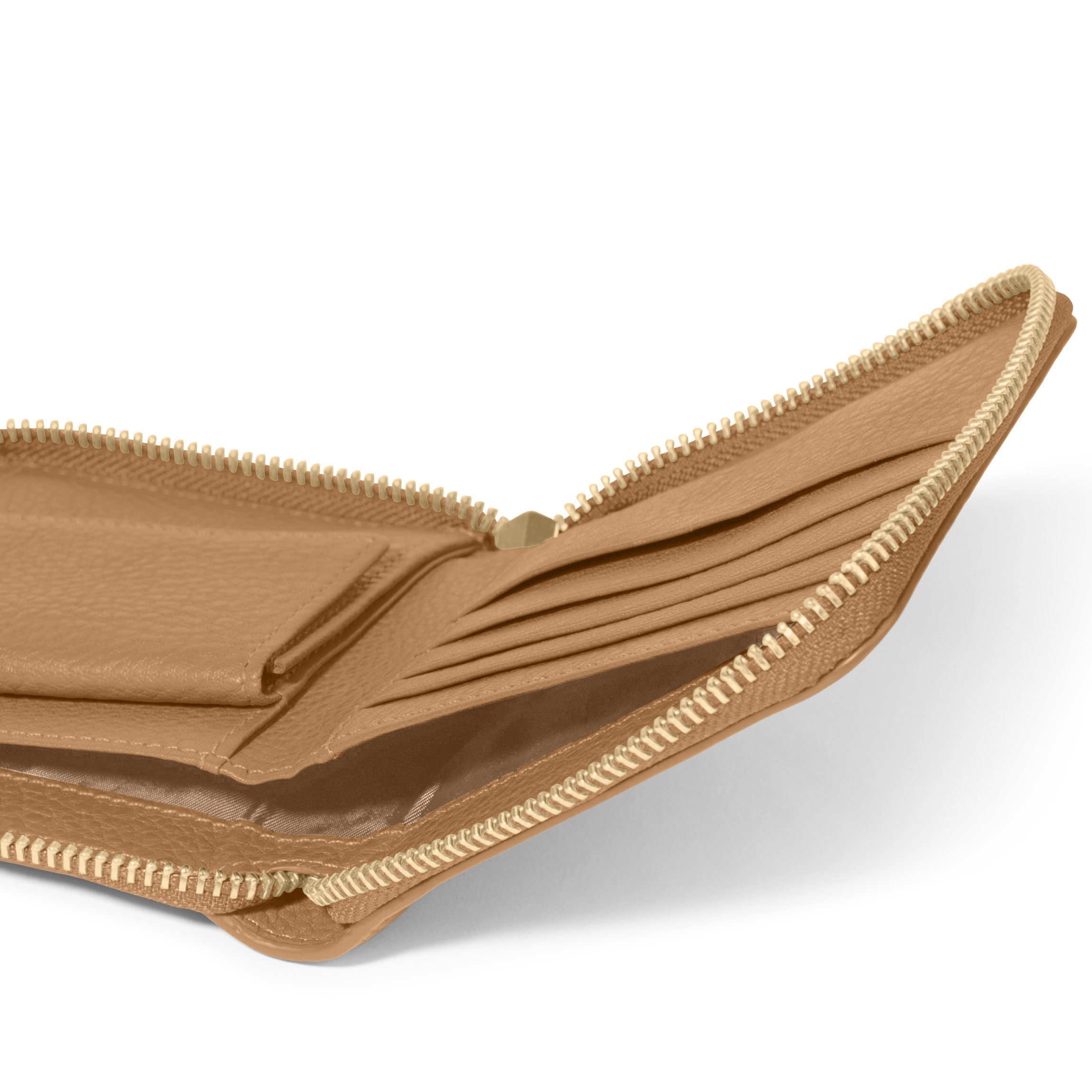 Small Zippered Wallet | Full grain leather, compact and secure