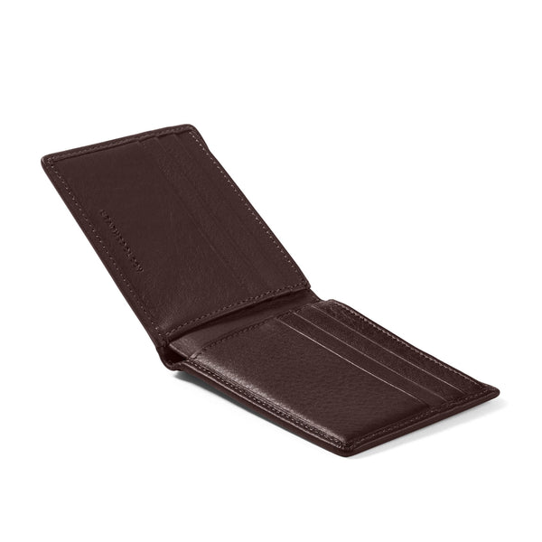 Loyofun Men's Genuine Leather Bifold Wallet - RFID Blocking, Slim Design, Large Capacity, Brown