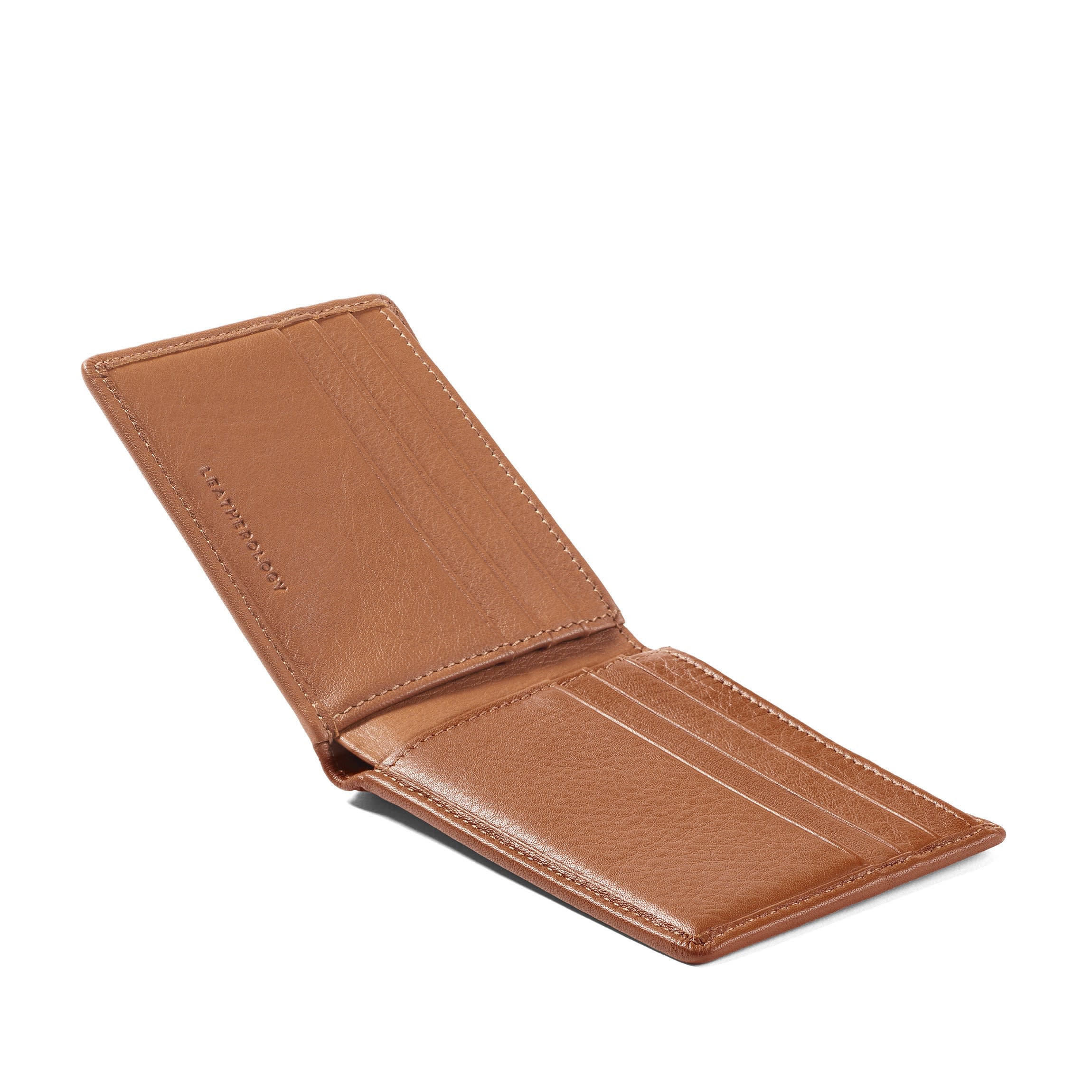 TnW Men's Artificial Leather Bi-Fold Wallet - Tan Color, 6 Pockets With Coin Pouch - View #8