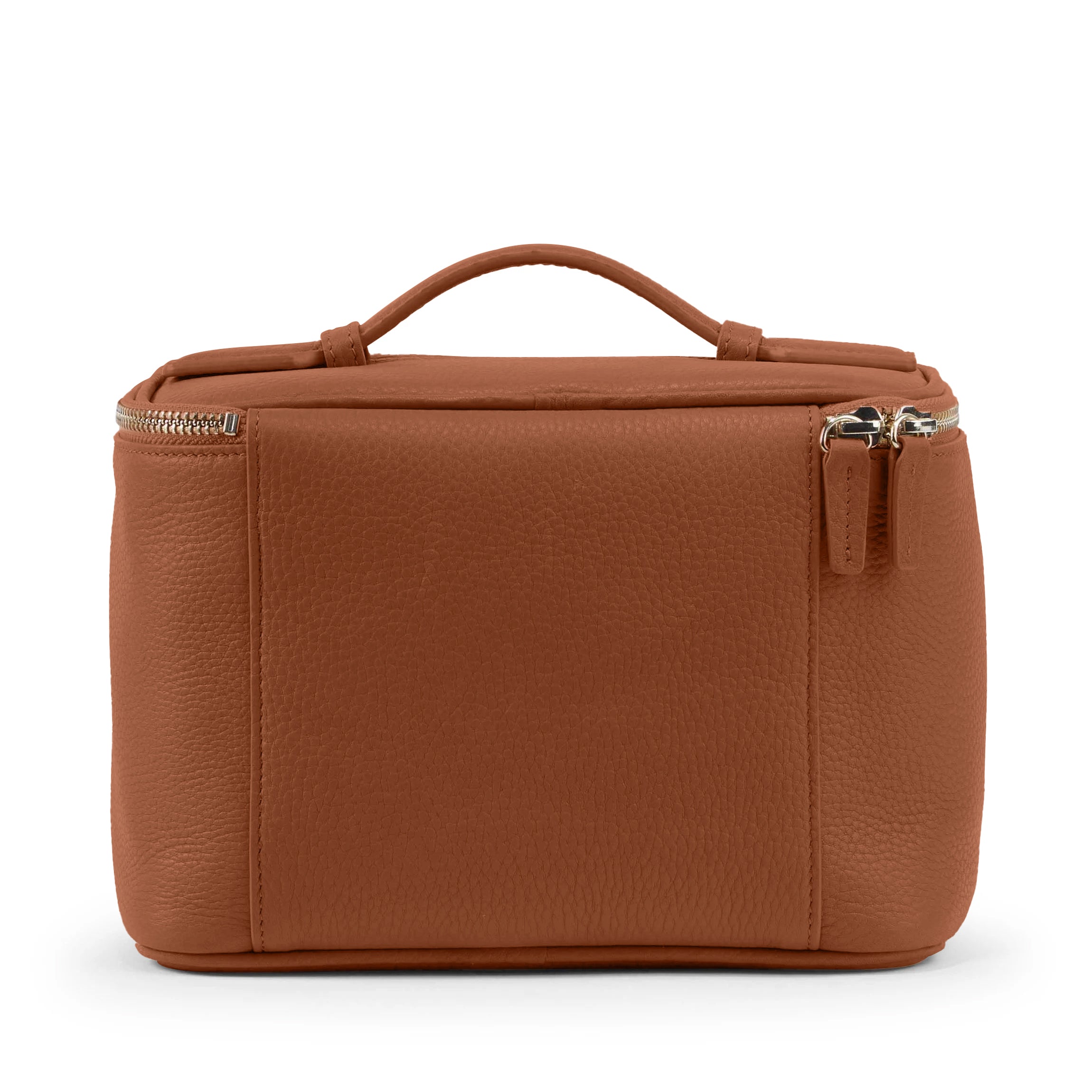 Medium Train Case | Full grain leather, versatile travel storage 
