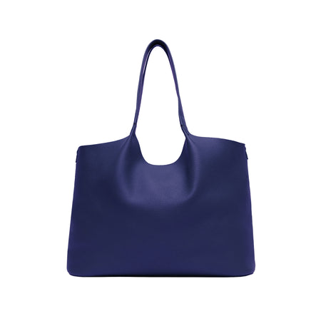 Mia Horizontal Tote | Full Grain Leather Regatta Blue – Leatherology