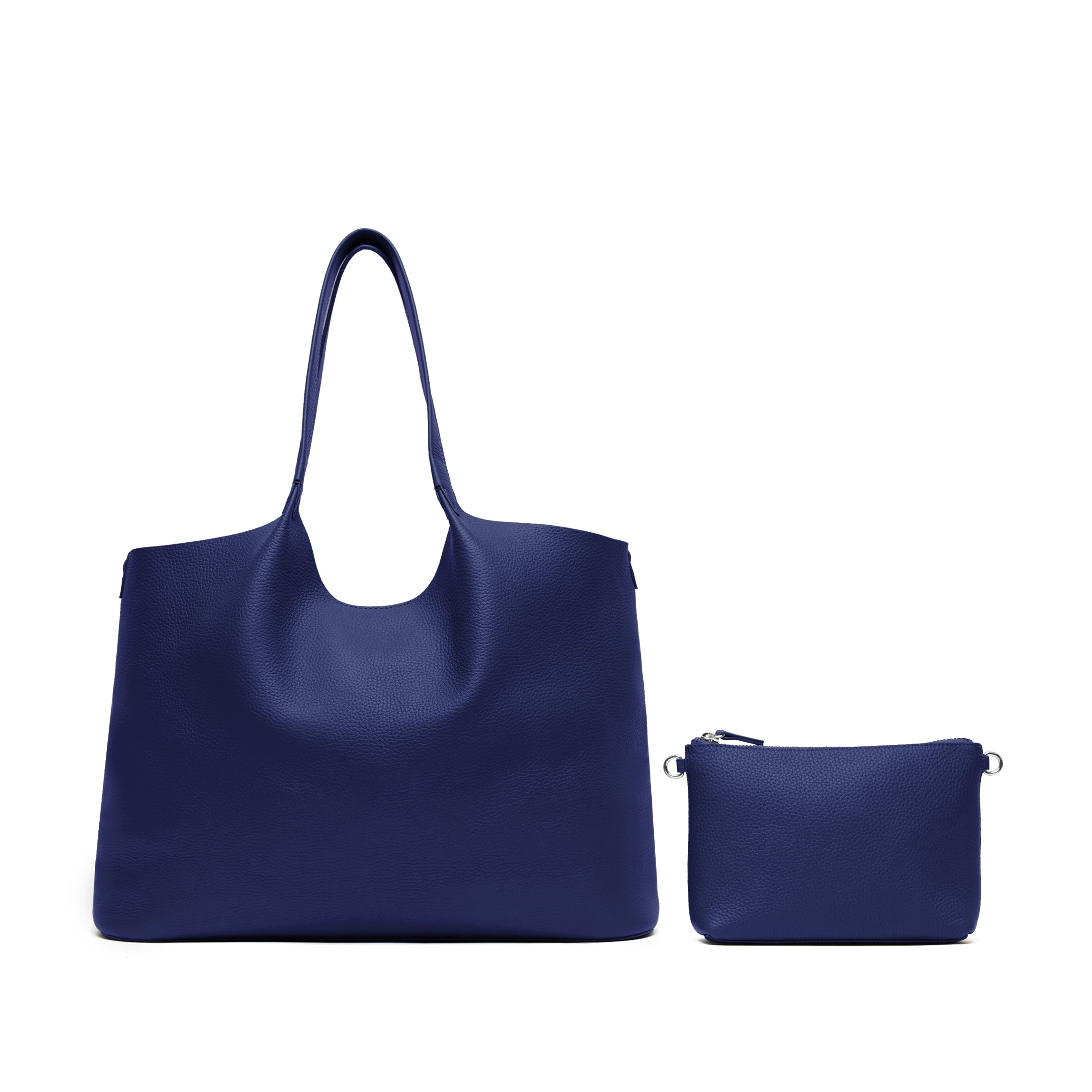 Mia Horizontal Tote | Full Grain Leather Regatta Blue – Leatherology