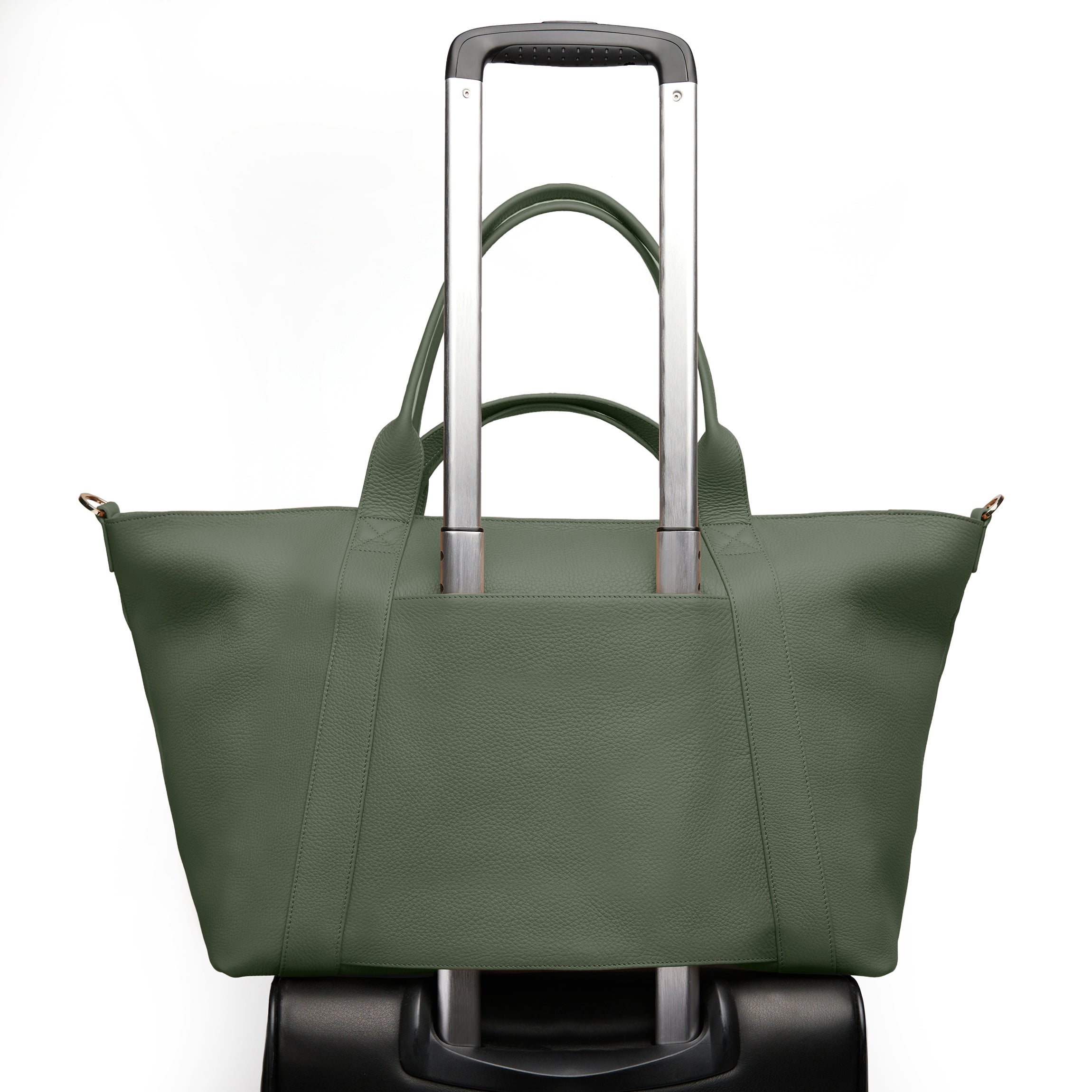 Transit Travel Tote | Full Grain Leather Moss – Leatherology