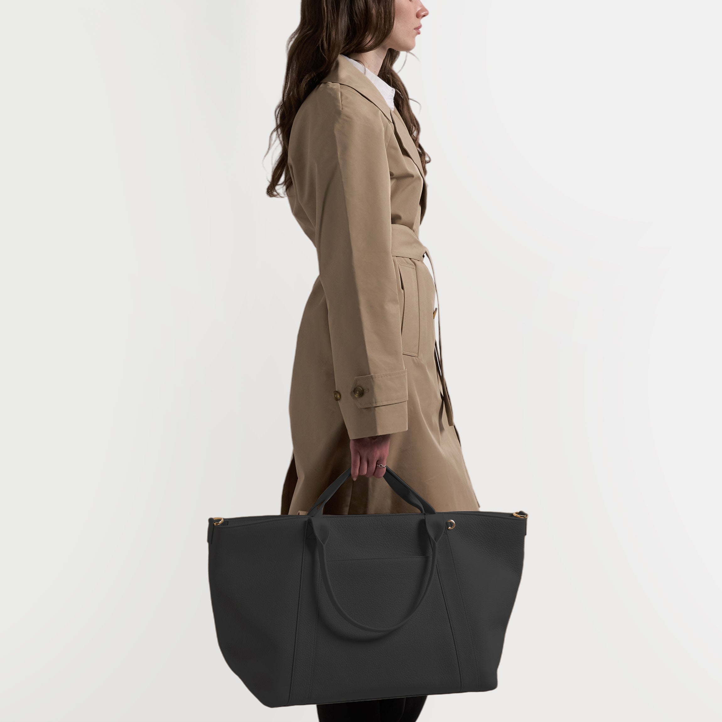 black tote travel bag Transit Travel Tote