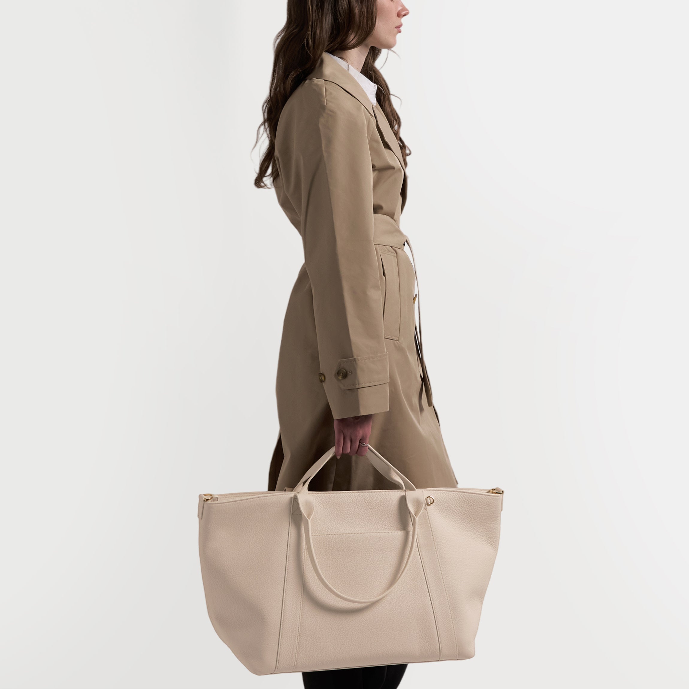 Transit Travel Tote | Full Grain Leather Sand – Leatherology
