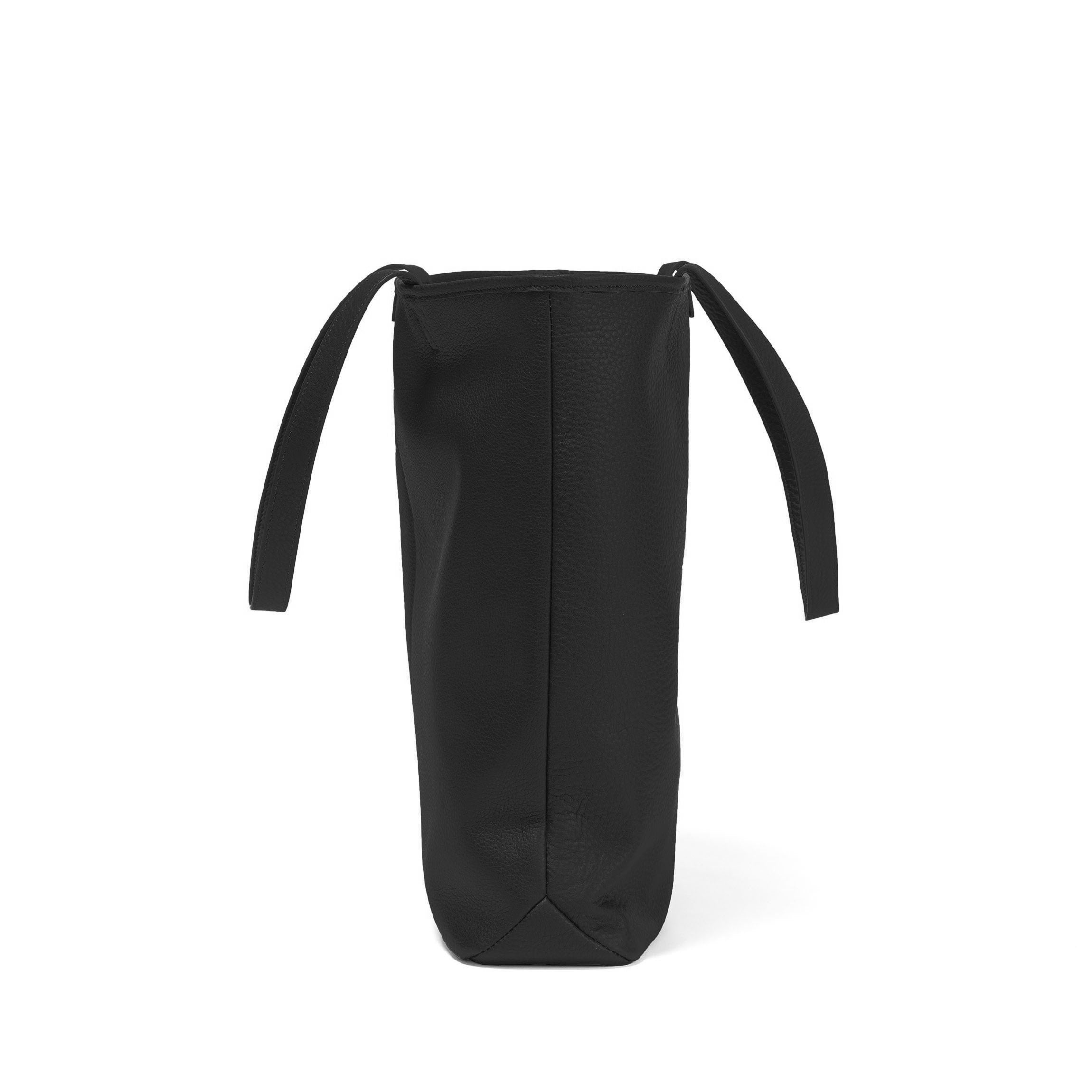 Uptown Vertical Tote | Full grain leather, chic everyday bag 