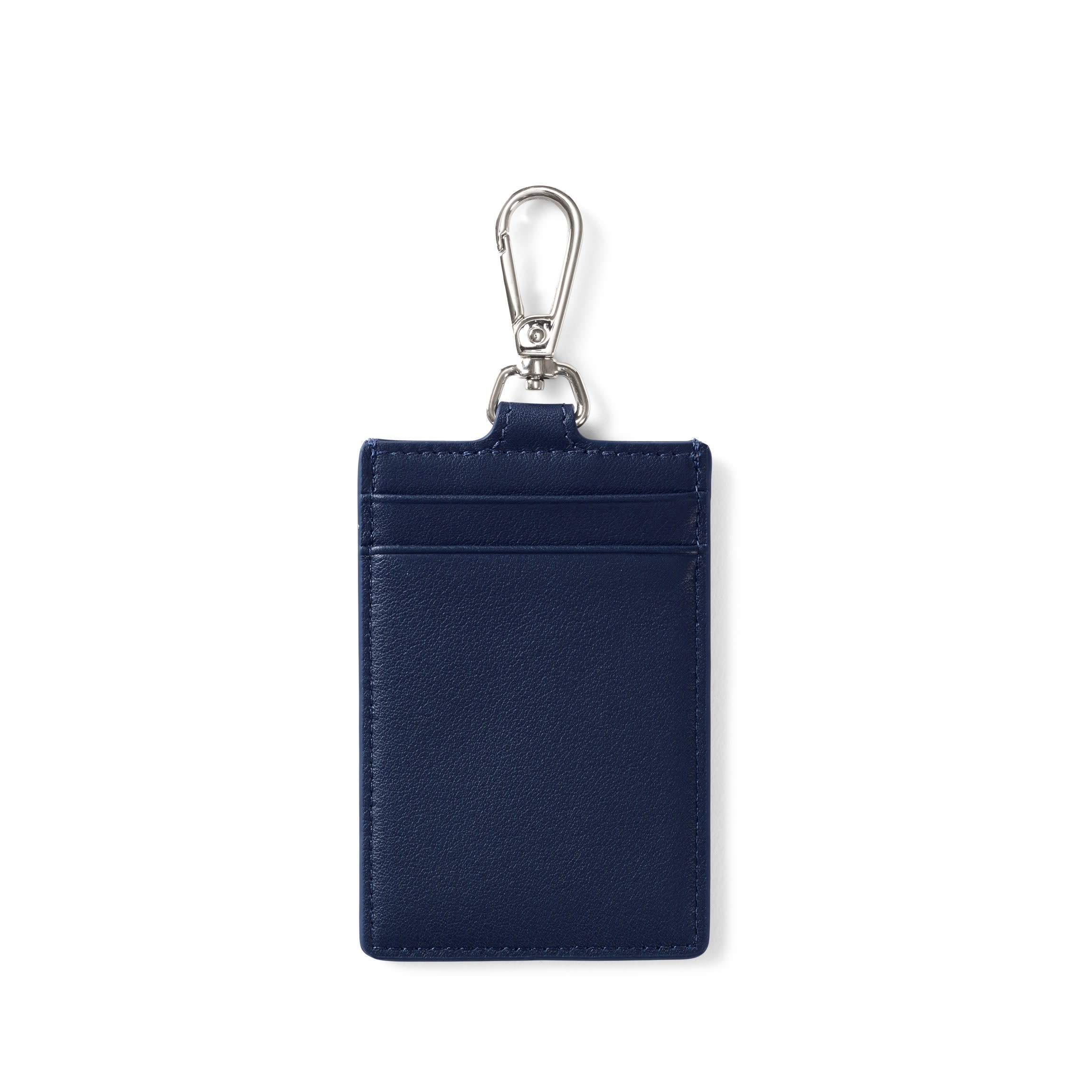 Vertical Lanyard | Full grain leather, secure ID holder