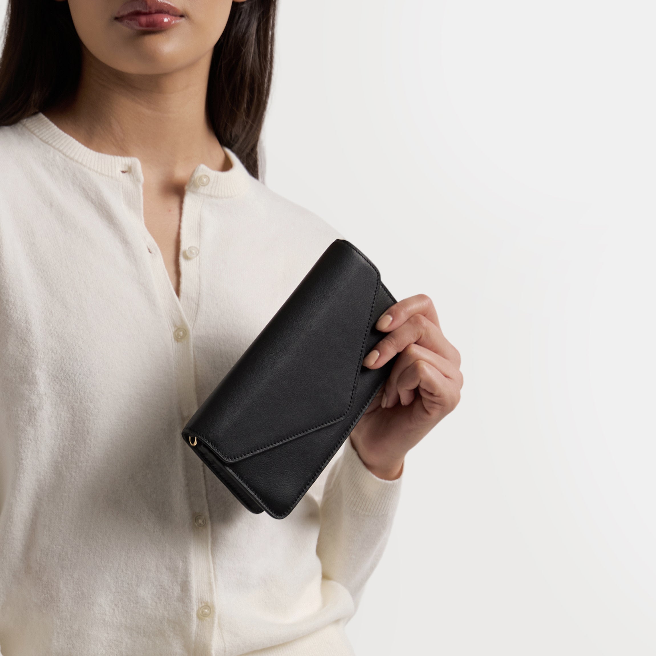 Small Willow Envelope | Full Grain Leather, Minimal Everyday Bag