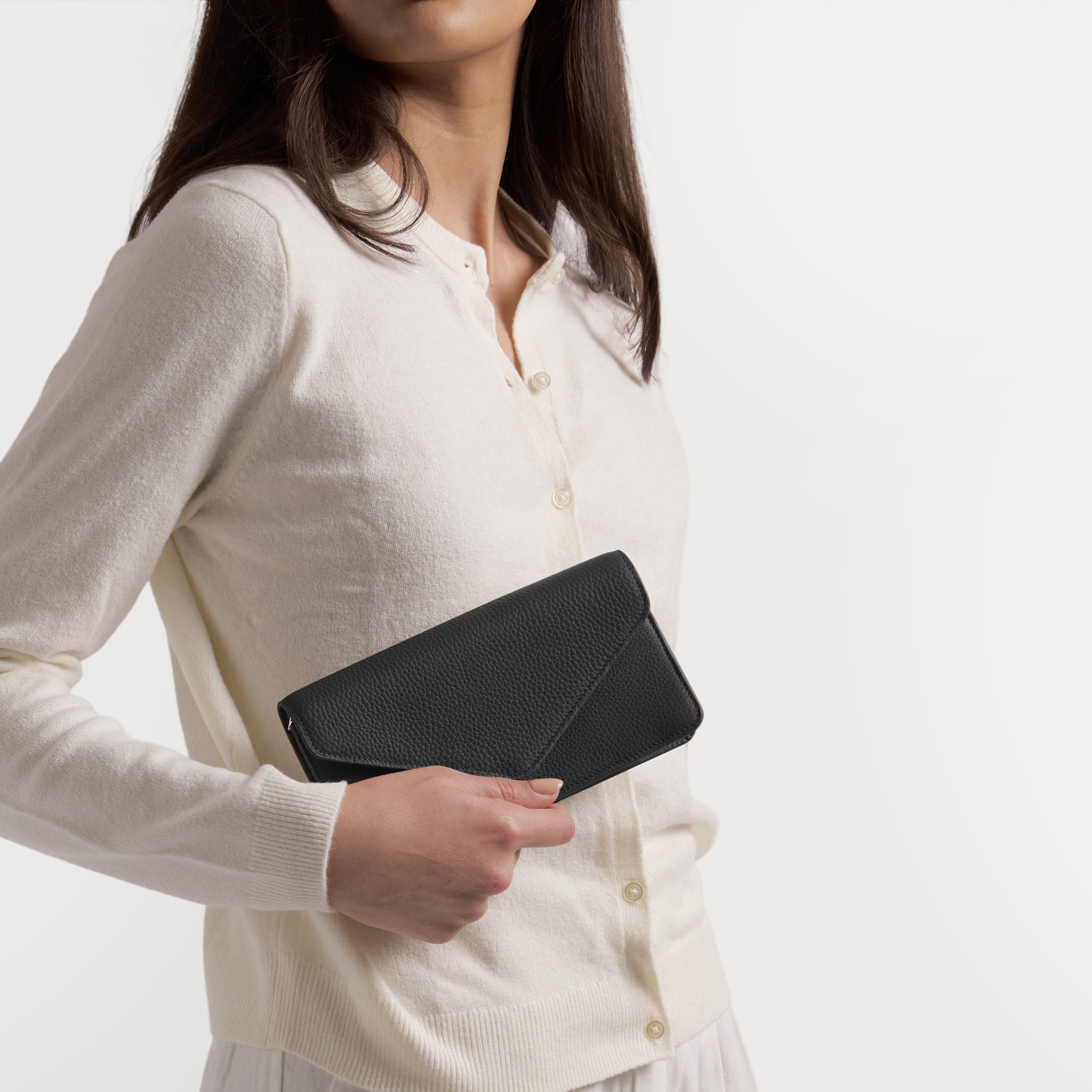 Small Willow Envelope | Full grain leather, minimal everyday bag