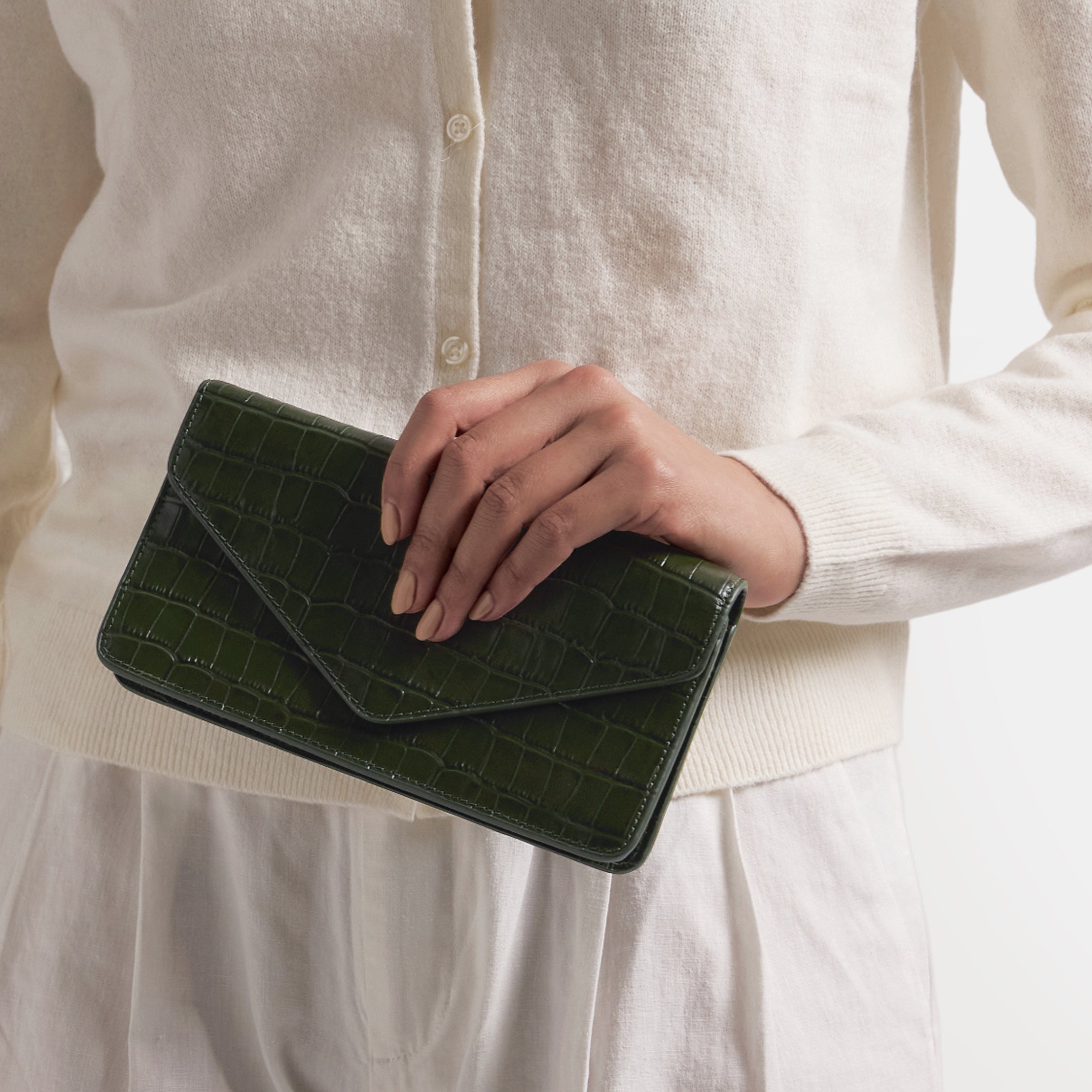 Small Willow Envelope | Full Grain Leather, Minimal Everyday Bag