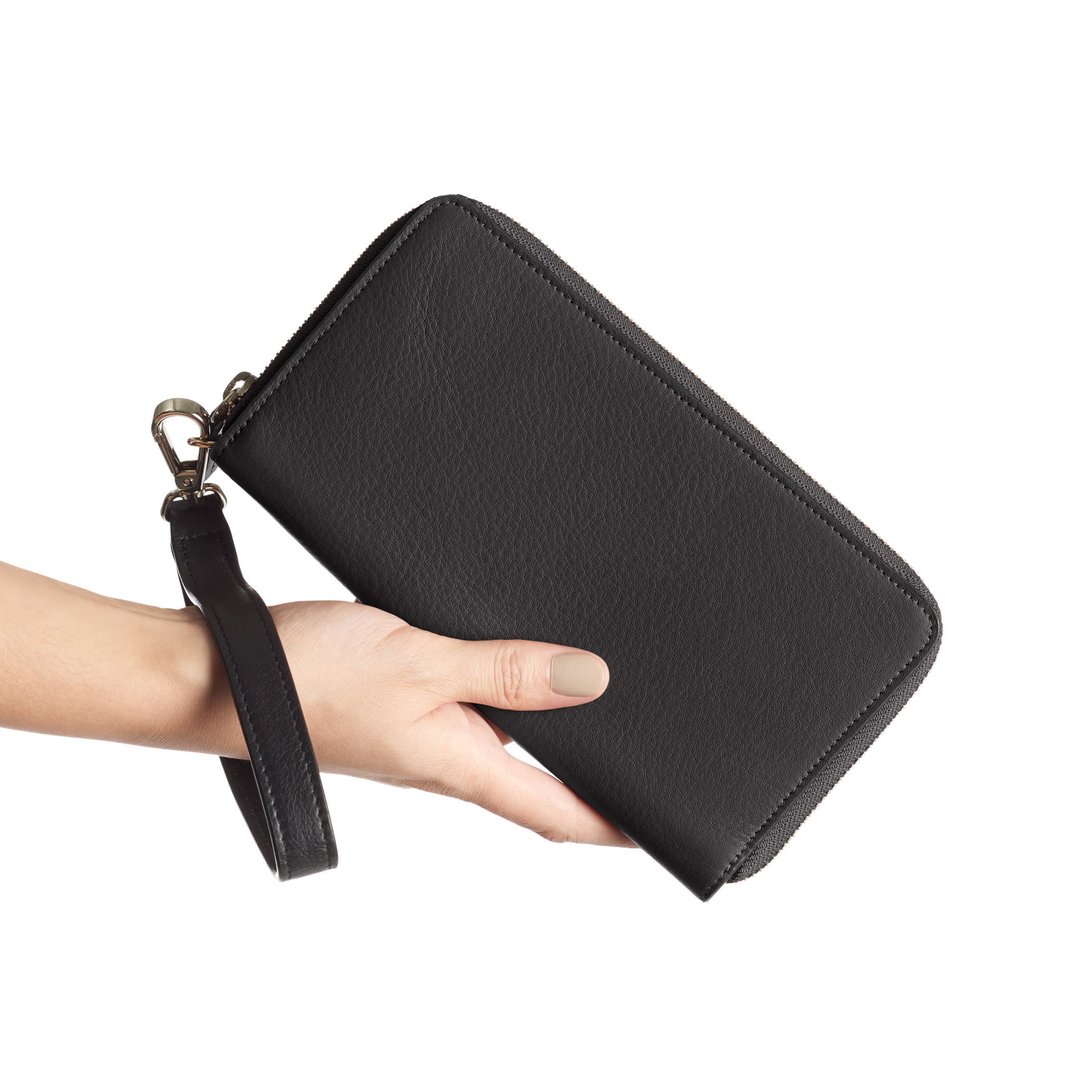 Windsor Flat Zip Wallet | Full grain leather, sleek and practical