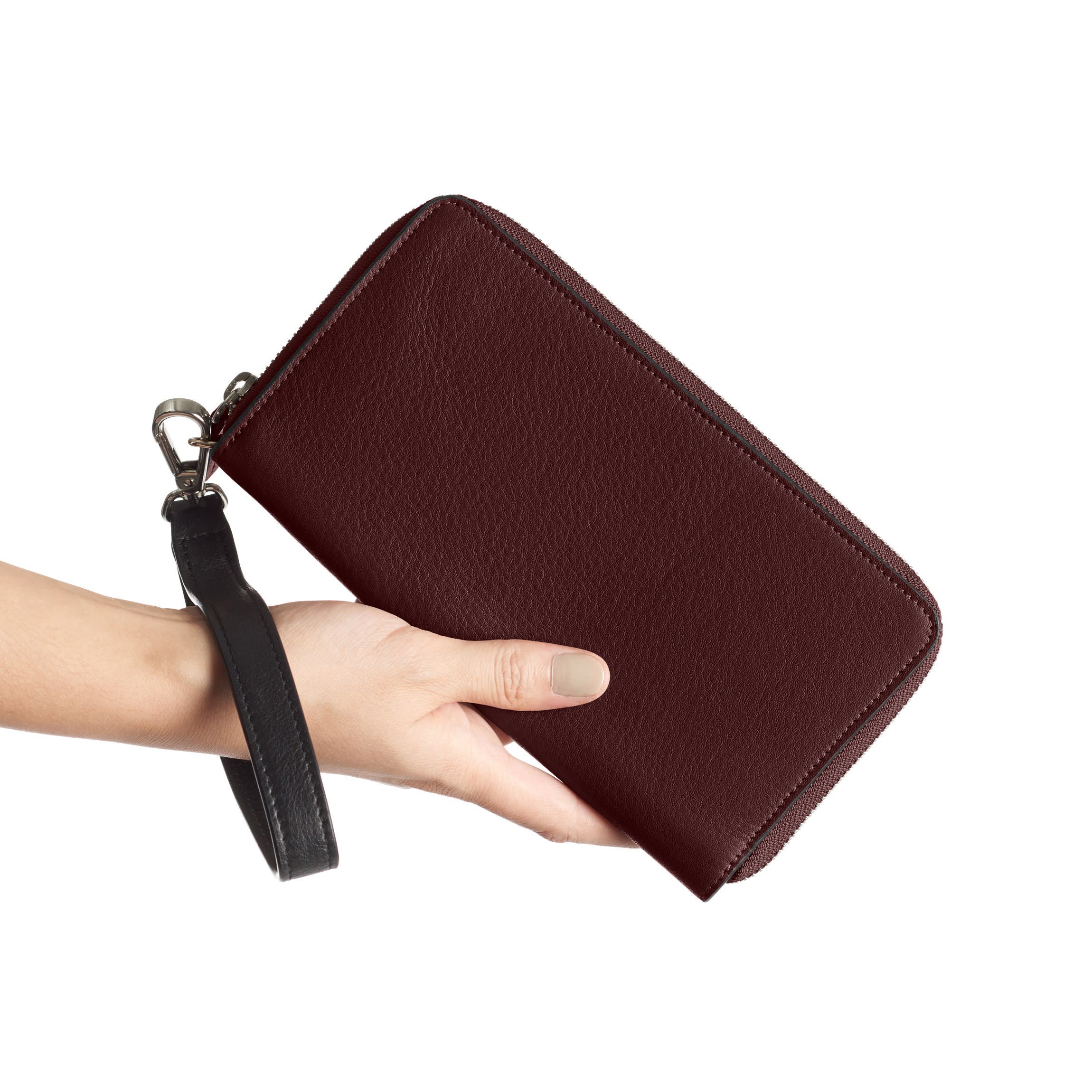 Windsor Flat Zip Wallet | Full grain leather, sleek and practical