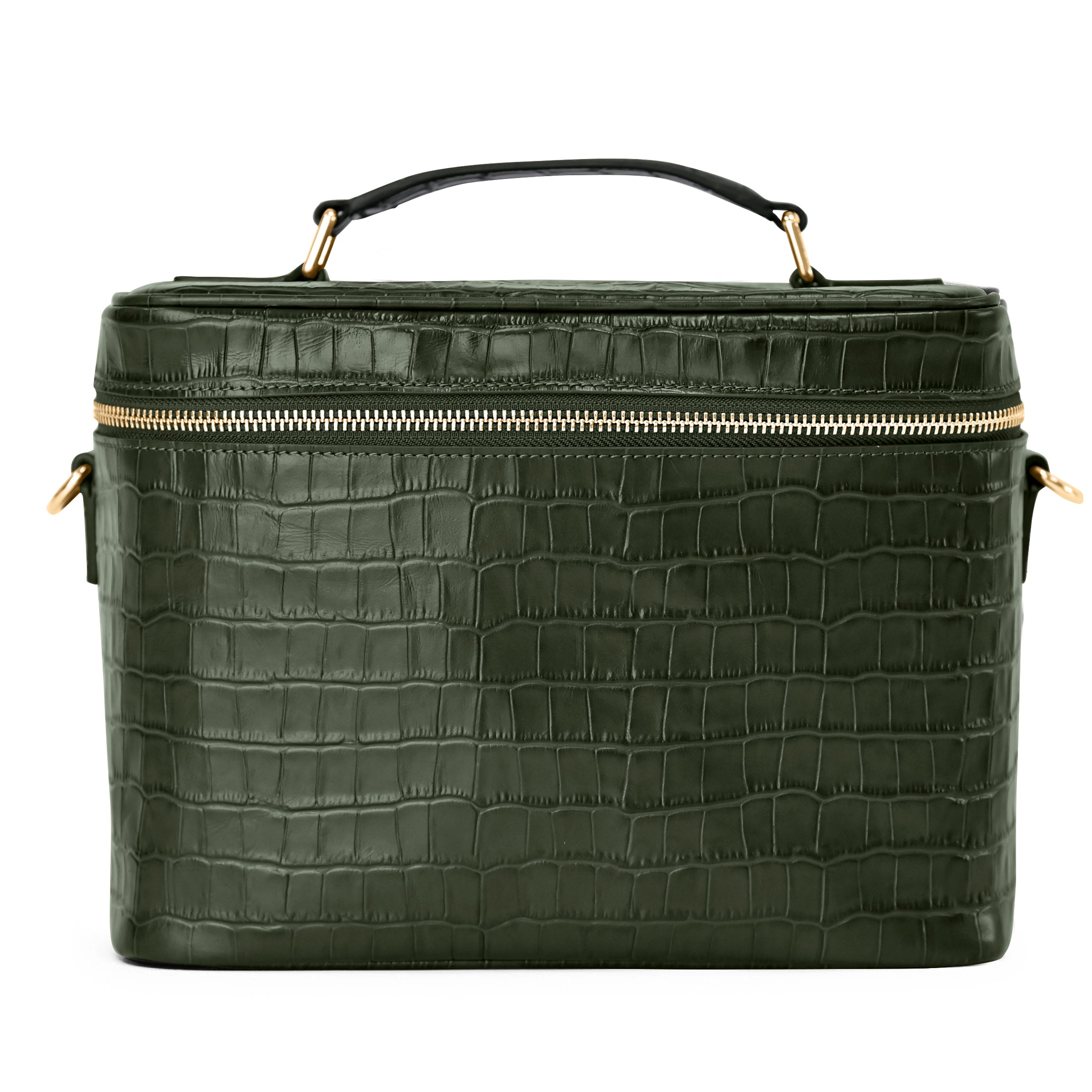 XL Train Case Forest Croc
