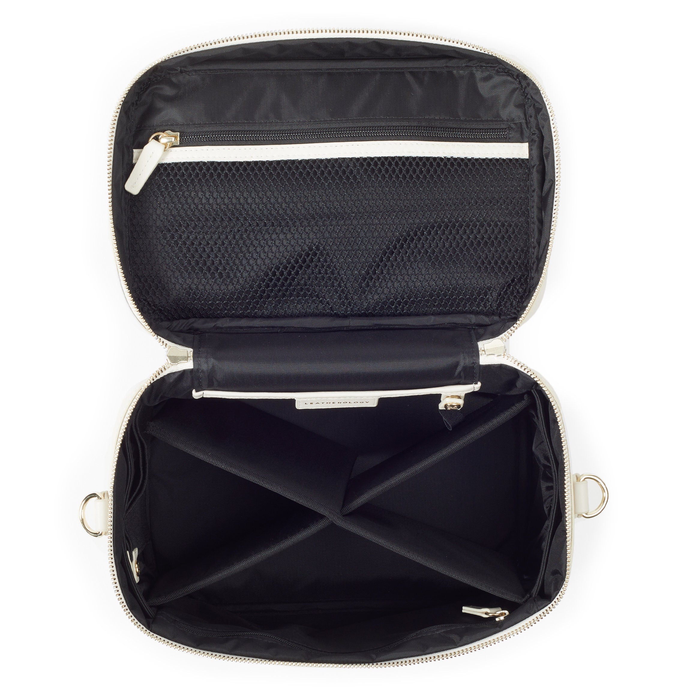 blossom thorne travel double zip train case makeup organizer bag XL Train Case