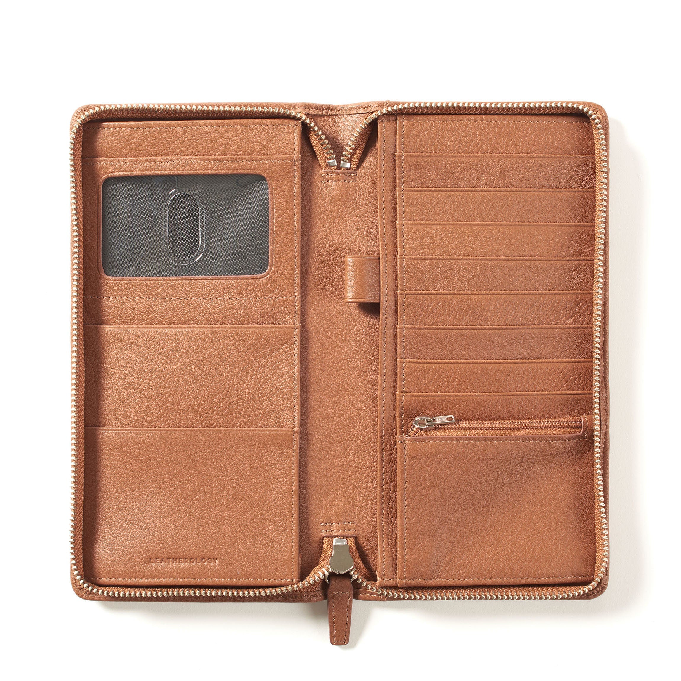 Zip Around Travel Wallet | Full grain leather, all-in-one travel