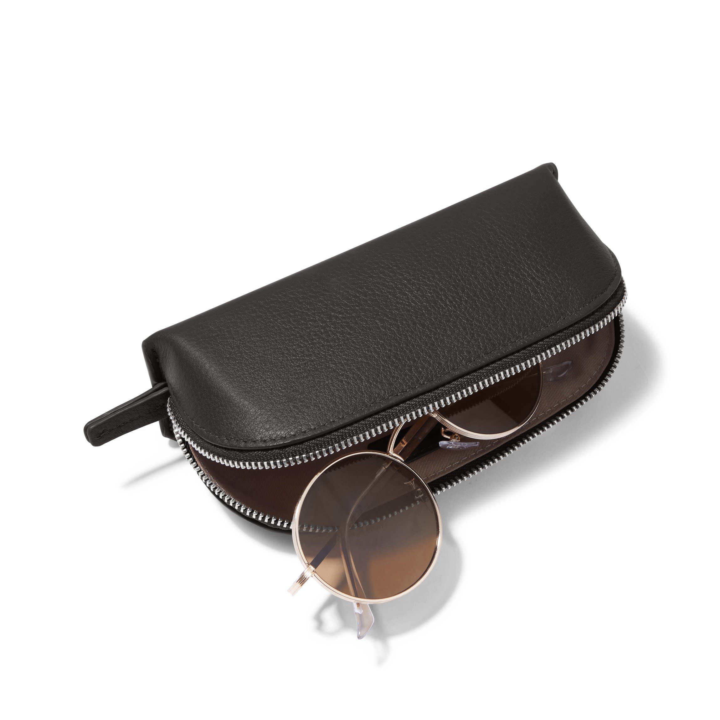 財布・ケース・小物入れ Dutch Leather Company I glasses case Zip Sunglass Case | Full grain leather, protective eyewear storage