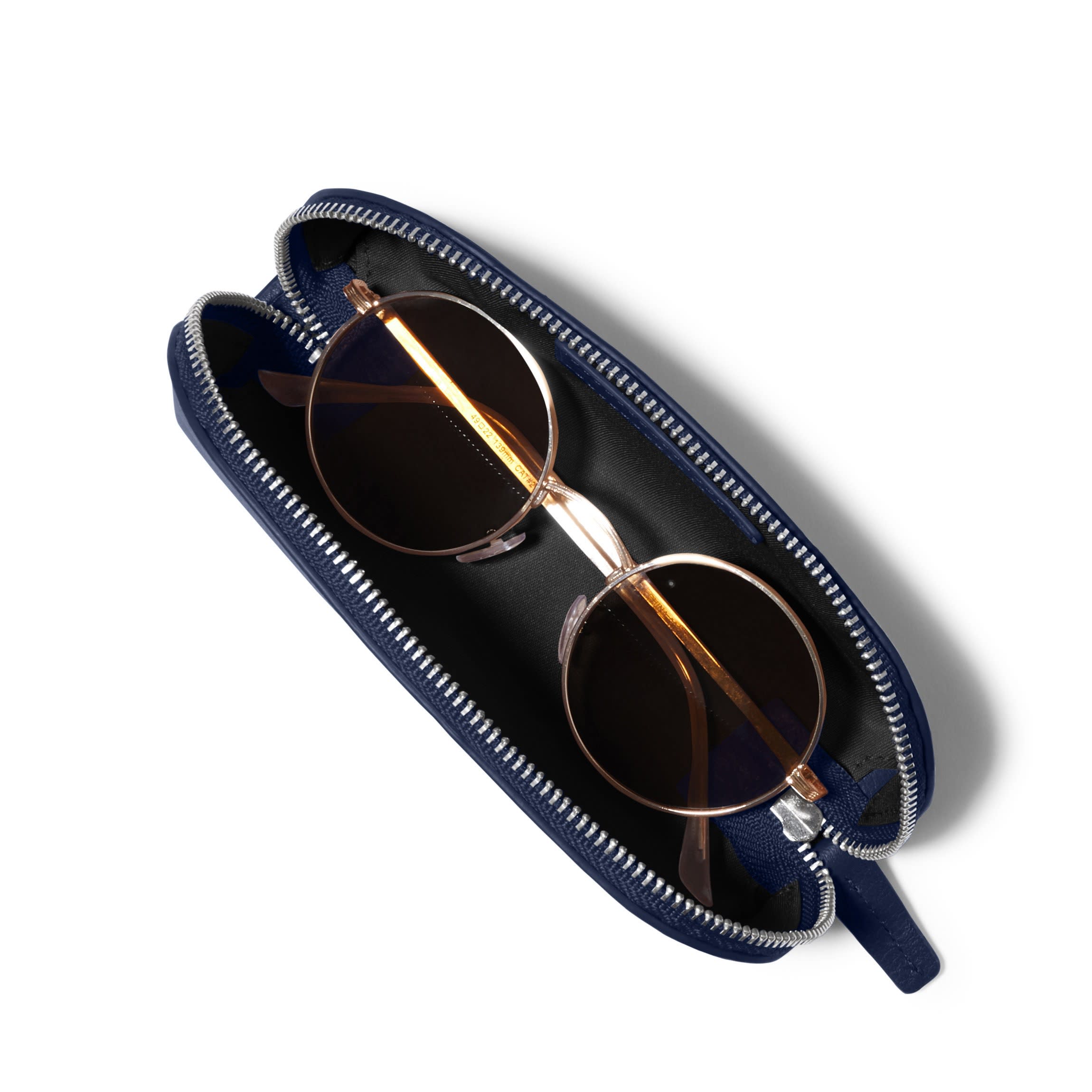 Zip Sunglass Case | Full grain leather, protective eyewear storage
