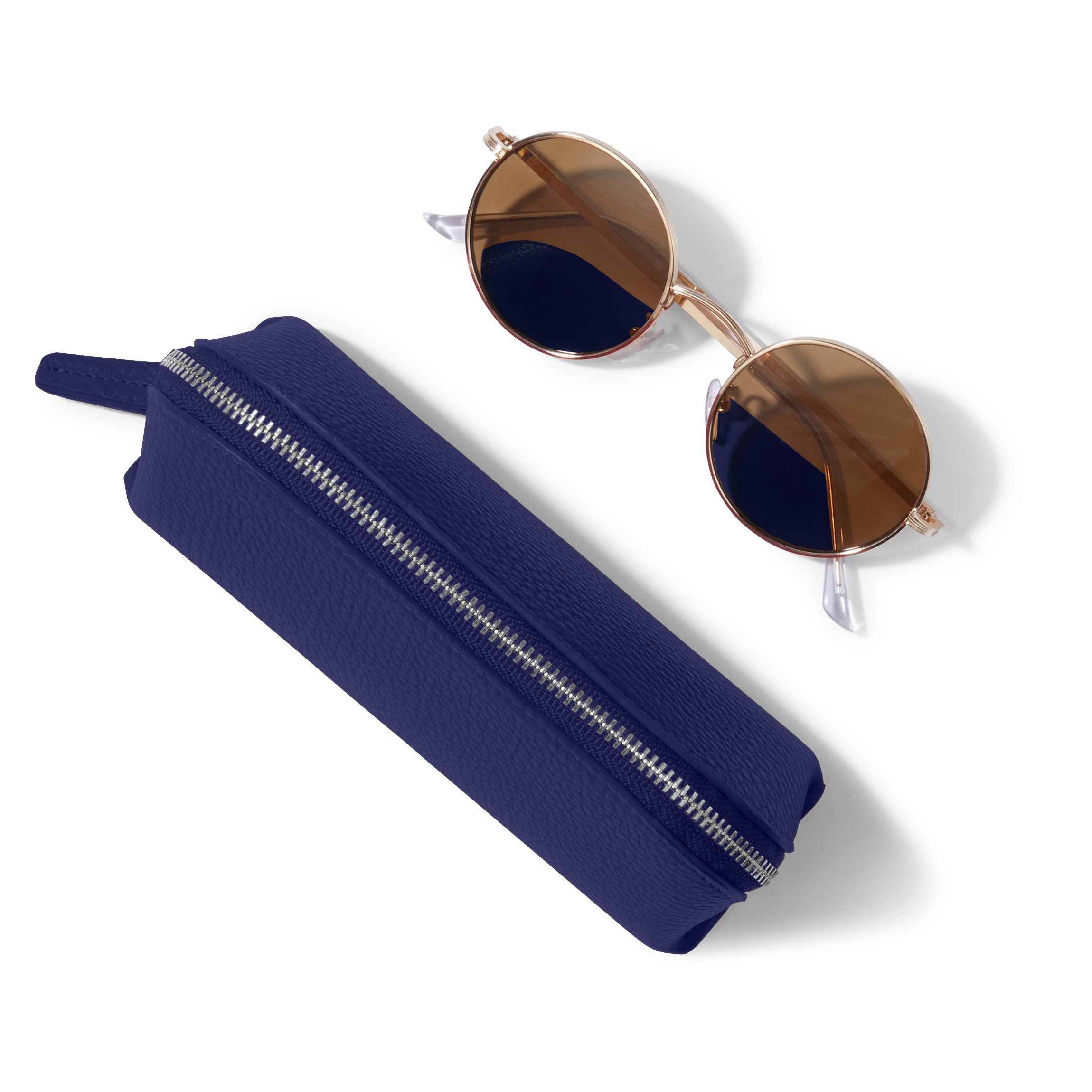 Zip Sunglass Case | Full grain leather, protective eyewear storage