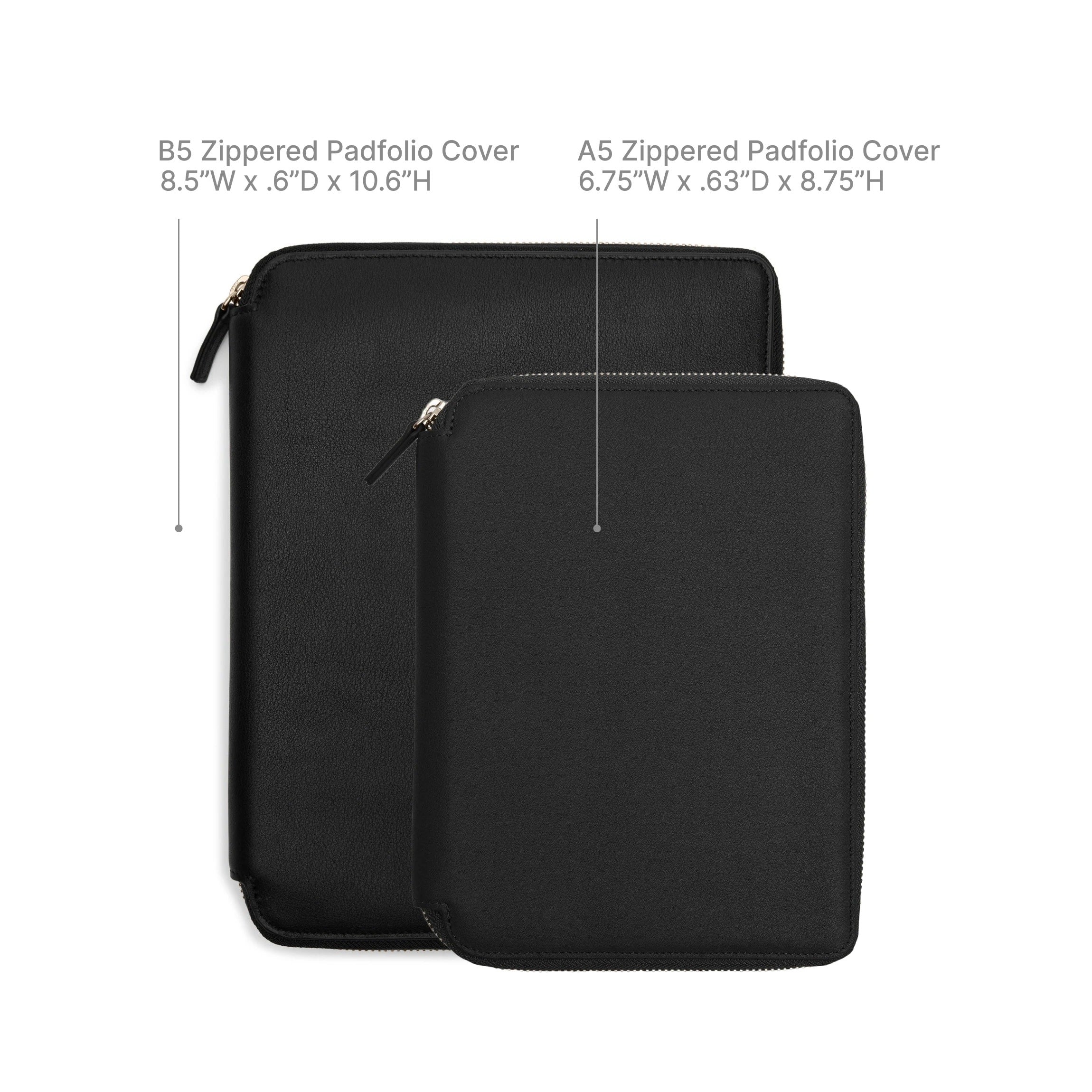 A5 Zippered Journal | Full grain leather, compact and secure