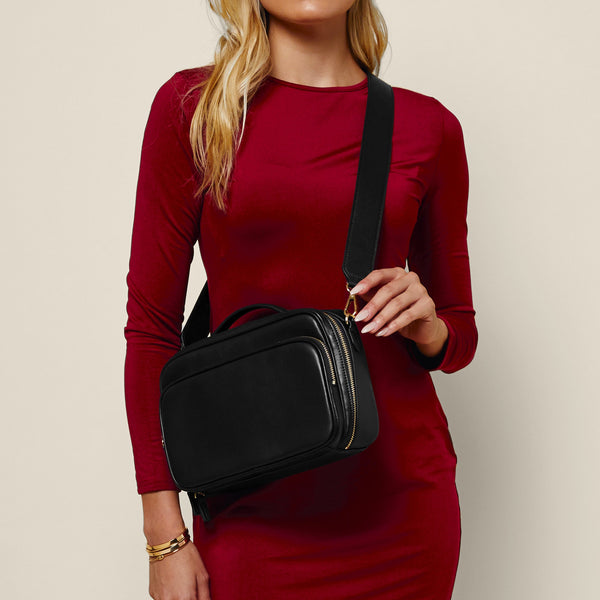 Meadow Large Satchel Black Onyx
