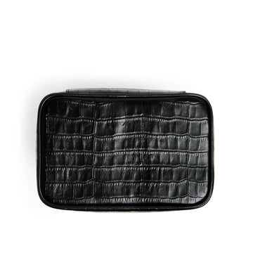 XL Train Case Black Croc