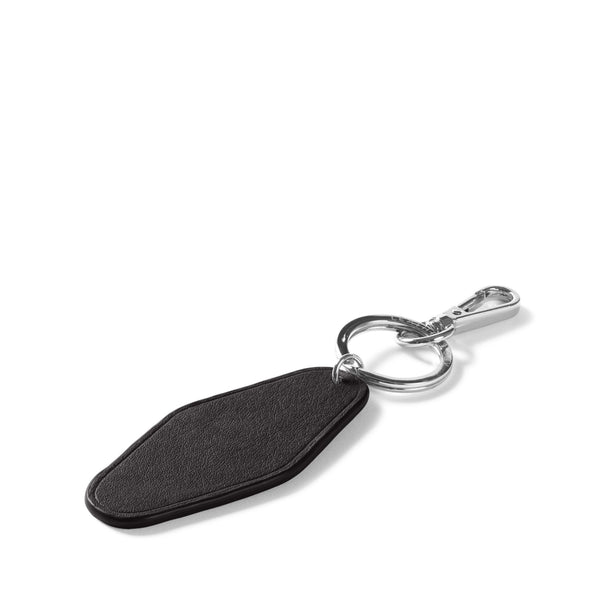 LEATHER HOTEL KEYCHAIN / BLACK ボルトルーム Hotel Keychain | Full grain leather, vintage-inspired