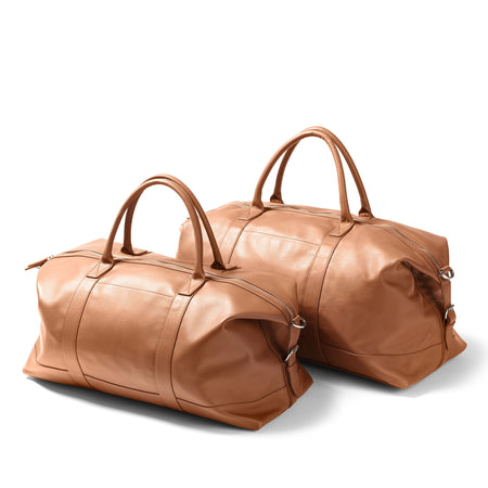 His & Hers Kessler Duffle Set Cognac