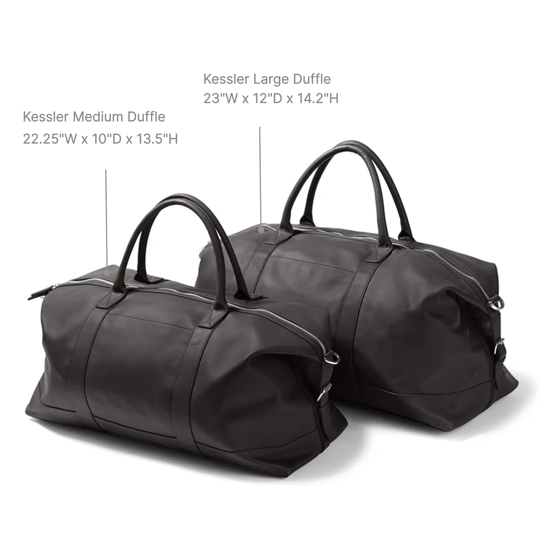 Kessler Medium Duffle | Full grain leather, versatile travel