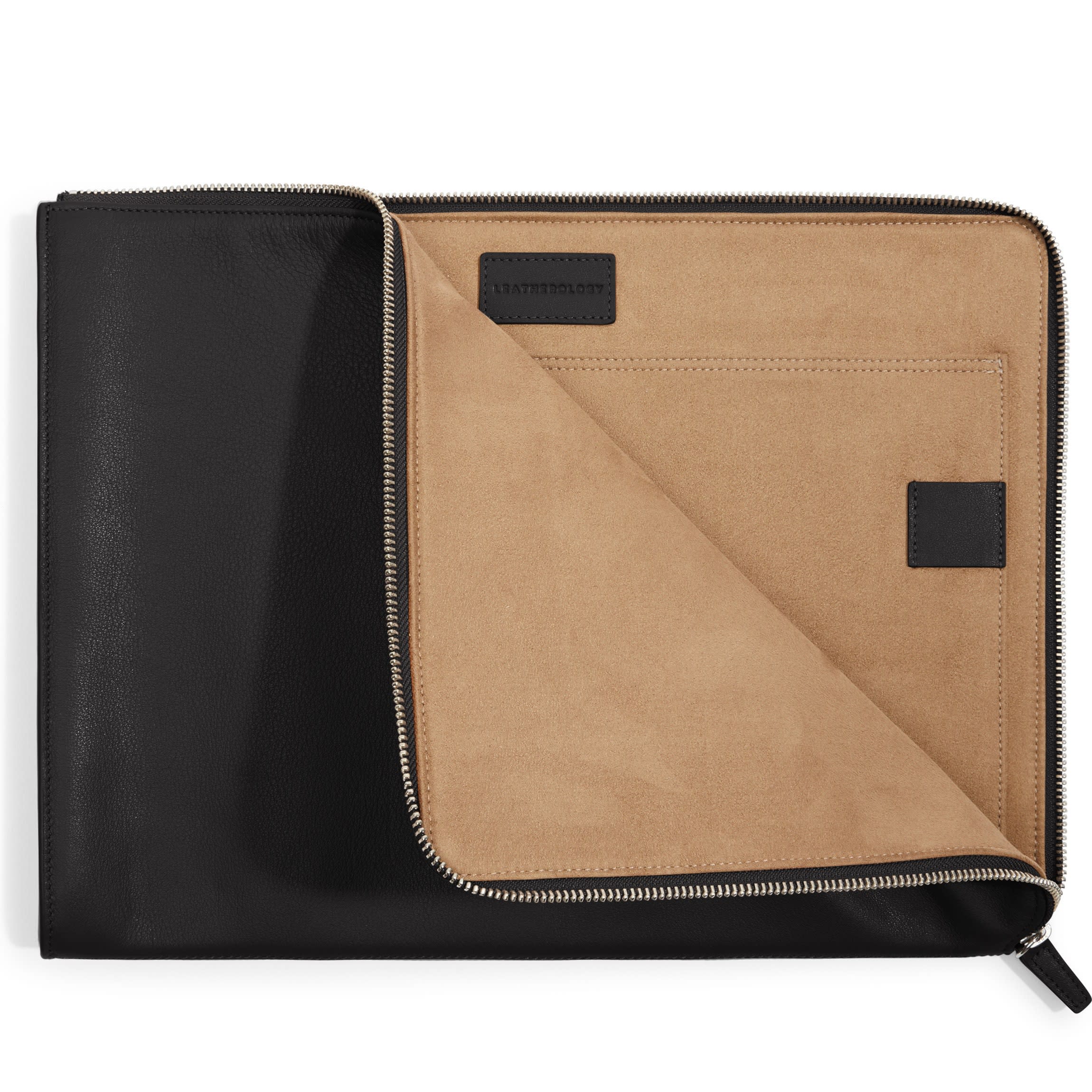 Leatherology Black Onyx Tablet Case Sleeve Compatible with 12.9 iPad Pro : Leatherology Black Onyx Leatherology Tech Tablet
