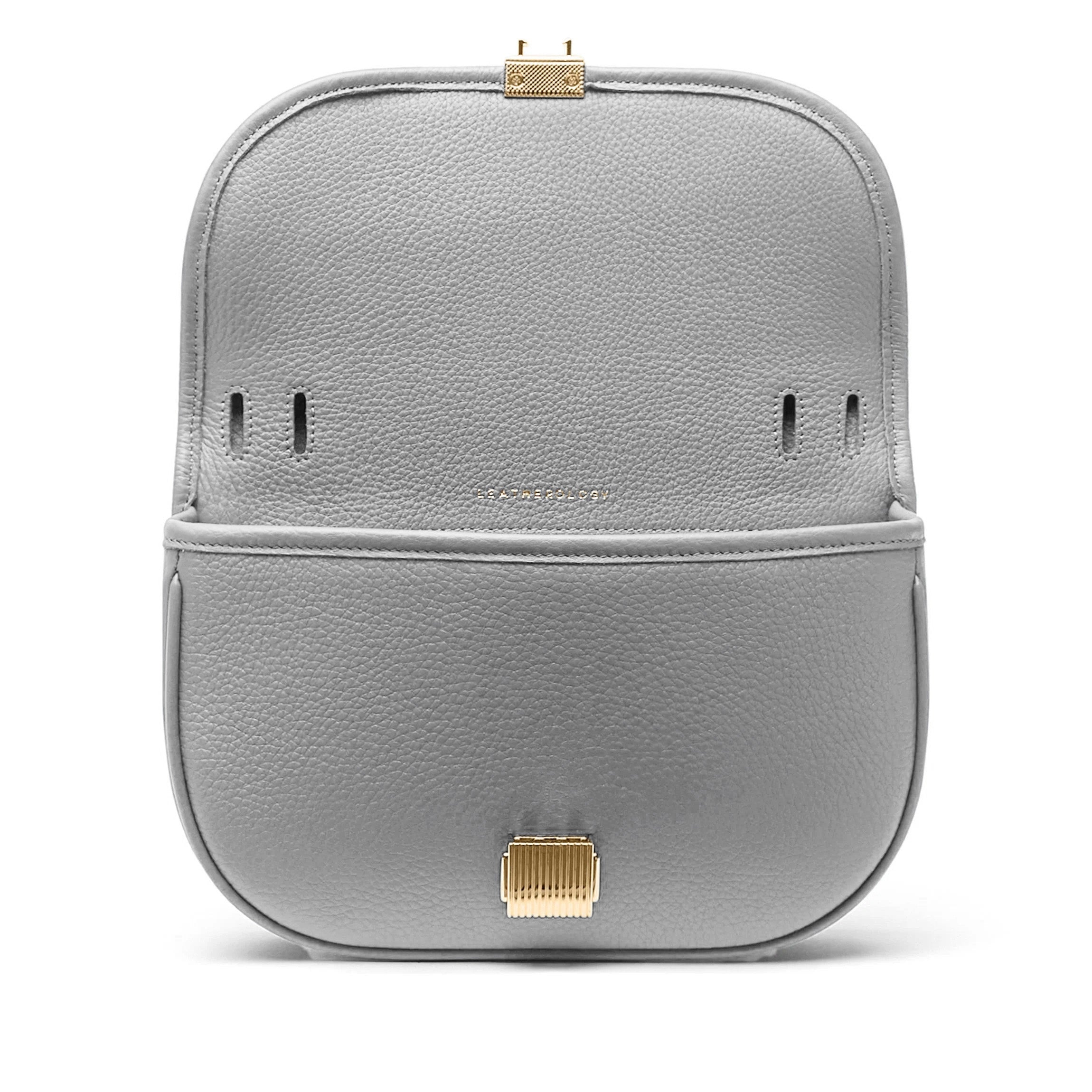 Katy Small Saddle Crossbody Smoke