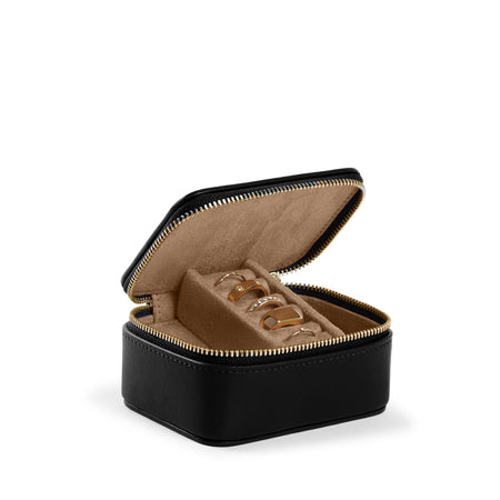 Small Jewelry Ring Box | Full grain leather, compact jewelry