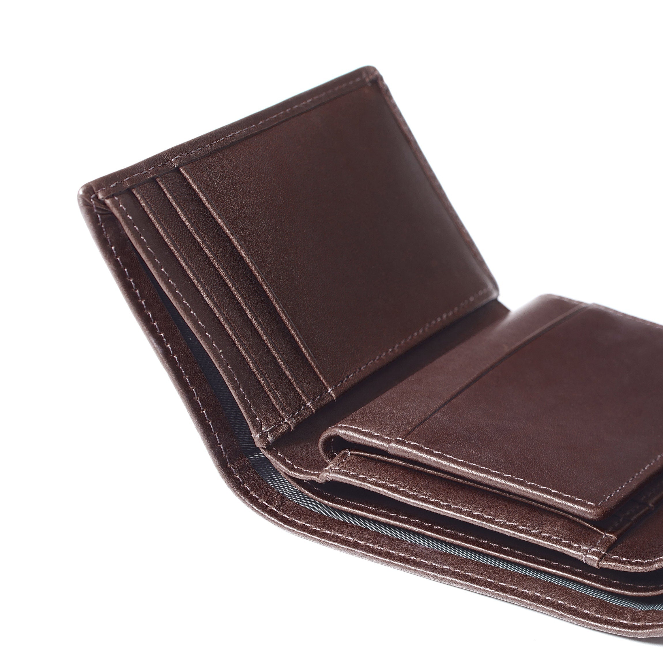 Trifold with Card Wallet | Full grain leather, versatile and