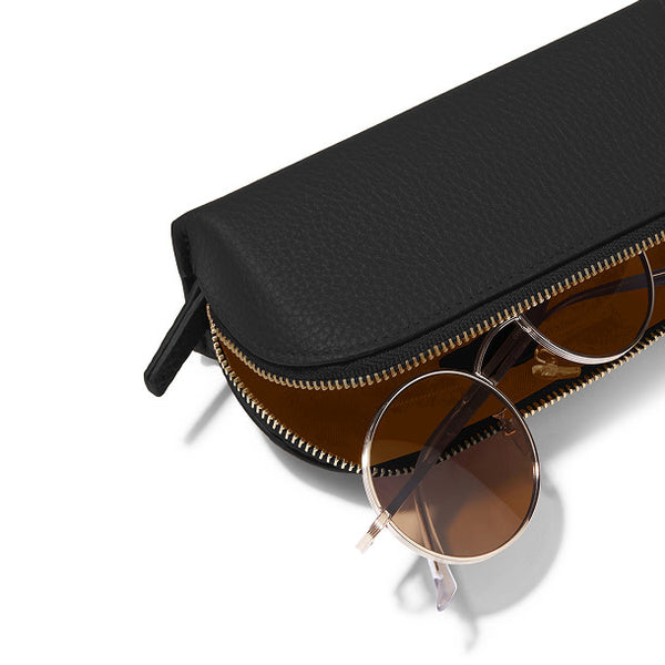 シュリンクレザー メガネケース（その他） | TAKEO KIKUCHI（タケオキクチ）| ワールド オンラインストア | WORLD ONLINE  STORE Leatherology ブラックオニキス ソフト眼鏡ケース