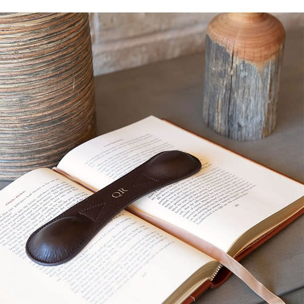 Bookweight | Full grain leather, functional desk accessory, Leatherology Black Onyx Bookweight | Full grain leather, functional desk accessory, Leatherology Black Onyx