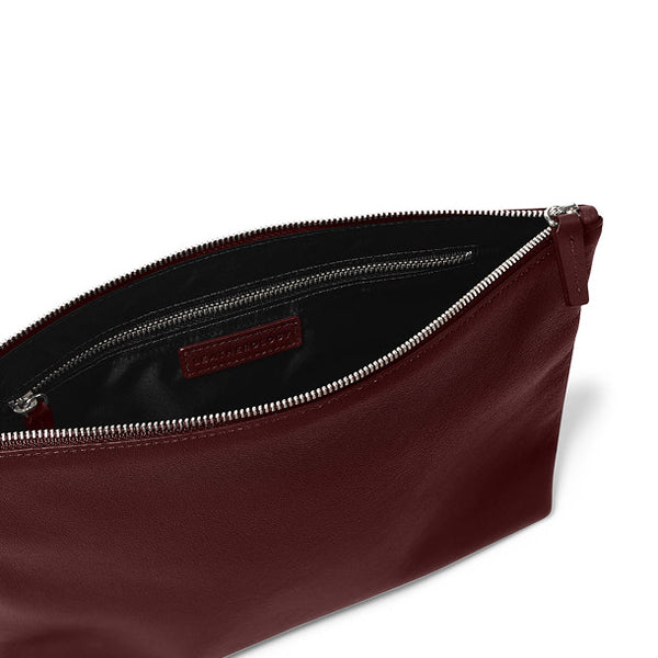 Large Accessories Pouch | Full Grain Leather, Spacious Storage