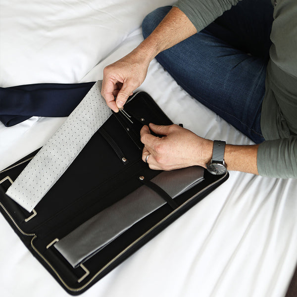 Tie Case | Full grain leather, travel tie storage, Leatherology