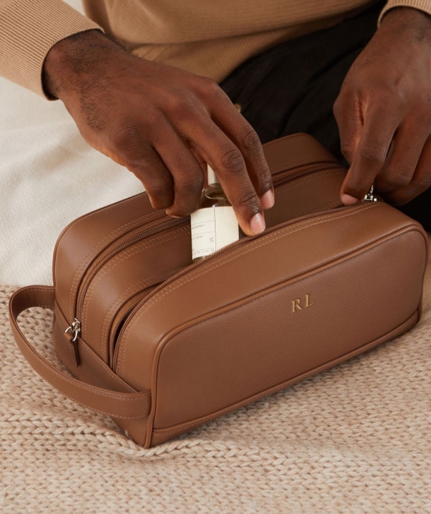 Choose Valentine's Gifts for Him Like Our Double Zip Toiletry Bag