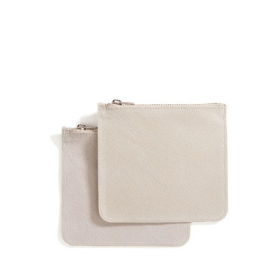 Medium Pig Suede Pouches (Set of Two)